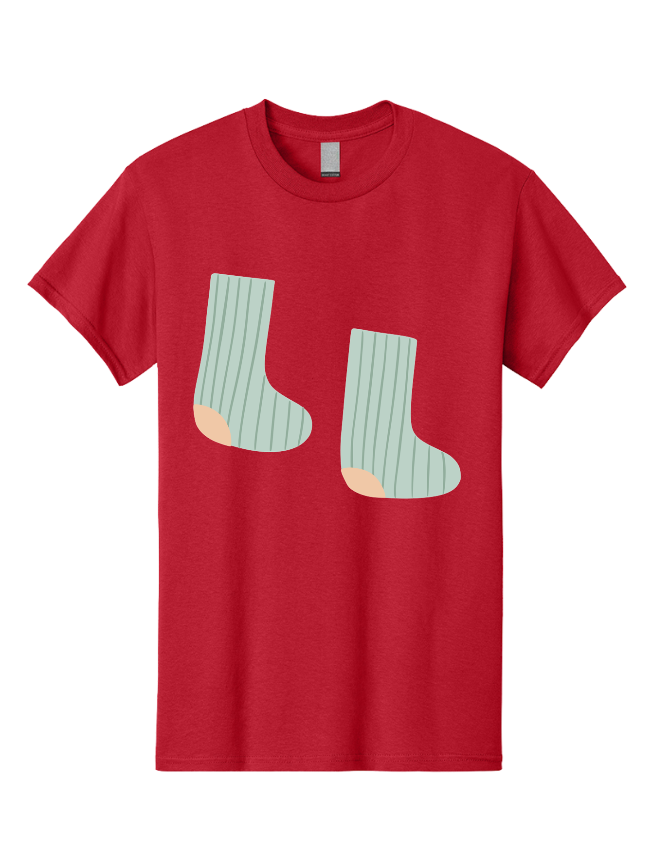 Striped-Socks Men'S Graphic Tee, 100% Cotton, Comfortable Casual Summer Wear, Machine Washable, Striped Socks, Matching Socks, Casual Footwear, Comfortable Clothing, Fashion Accessories, Clothing Details Aac119