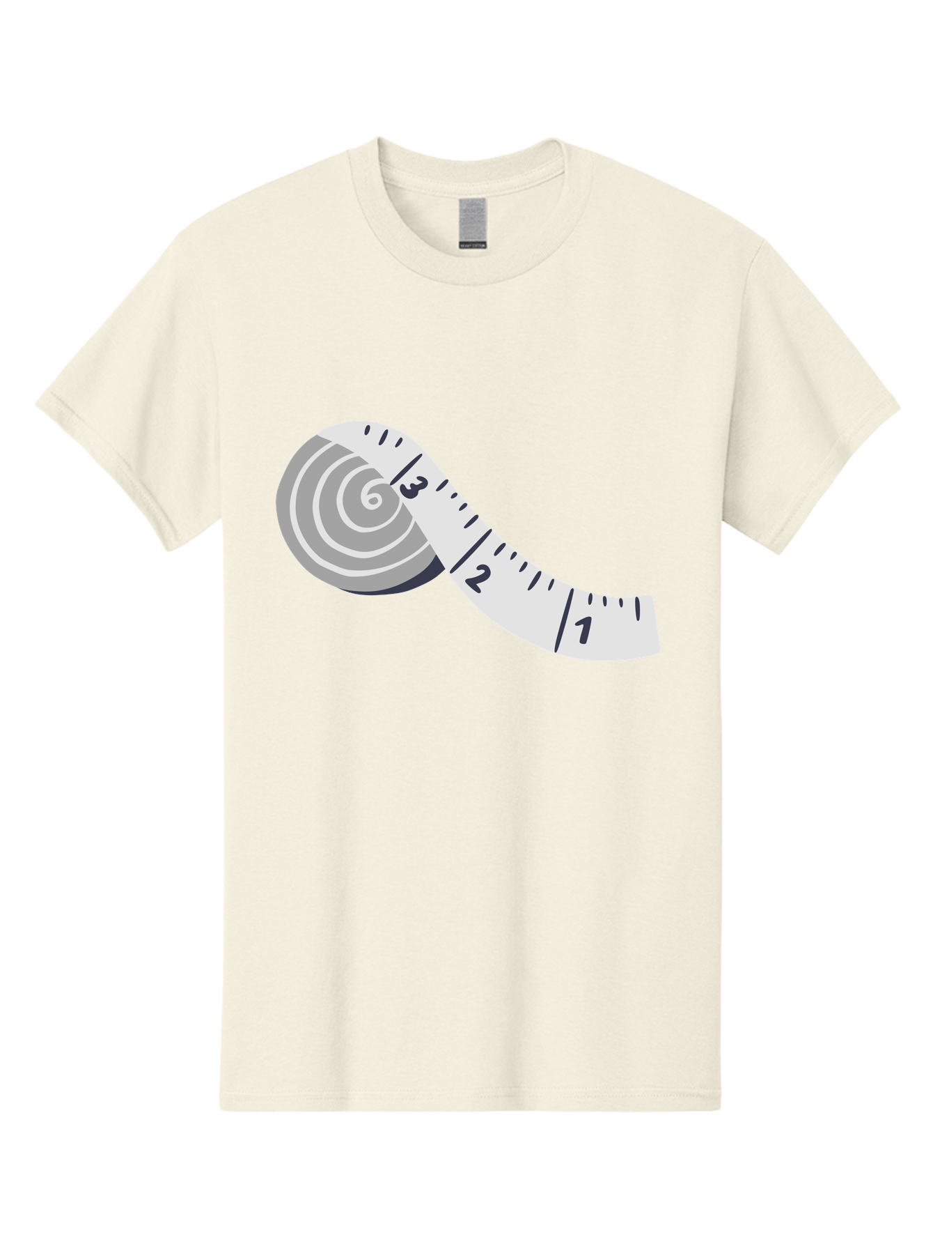 Tape-Measure Men'S Graphic Tee, 100% Cotton, Comfortable Casual Summer Wear, Machine Washable, Tape Measure, Measuring Tape, Flexible Ruler, Measurement Tool, Sewing, Crafting, Diy, Body Measurement, Weight Loss Aac122