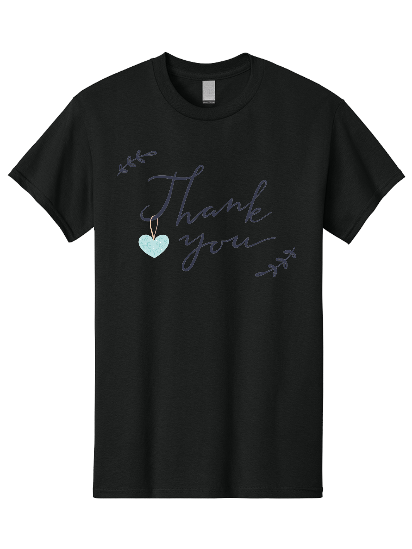 Thank-You-1 Men'S Graphic Tee, 100% Cotton, Comfortable Casual Summer Wear, Machine Washable, Thank You Message, Gratitude, Appreciation, Heart Symbol, Love, Kindness, Positive Vibes, Sweet Gesture, Purple Script, Glittery Heart Aac124