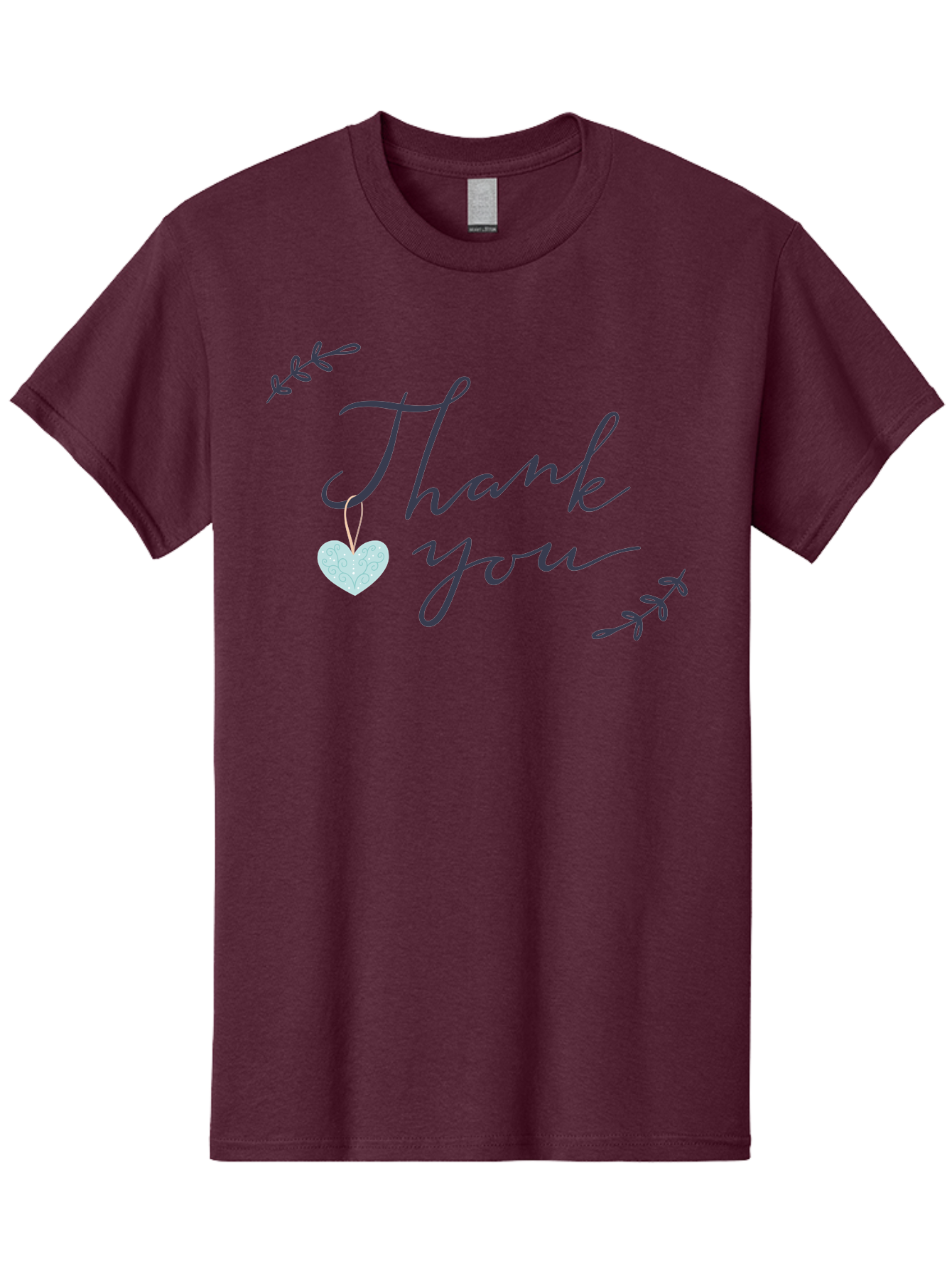 Thank-You-1 Men'S Graphic Tee, 100% Cotton, Comfortable Casual Summer Wear, Machine Washable, Thank You Message, Gratitude, Appreciation, Heart Symbol, Love, Kindness, Positive Vibes, Sweet Gesture, Purple Script, Glittery Heart Aac124