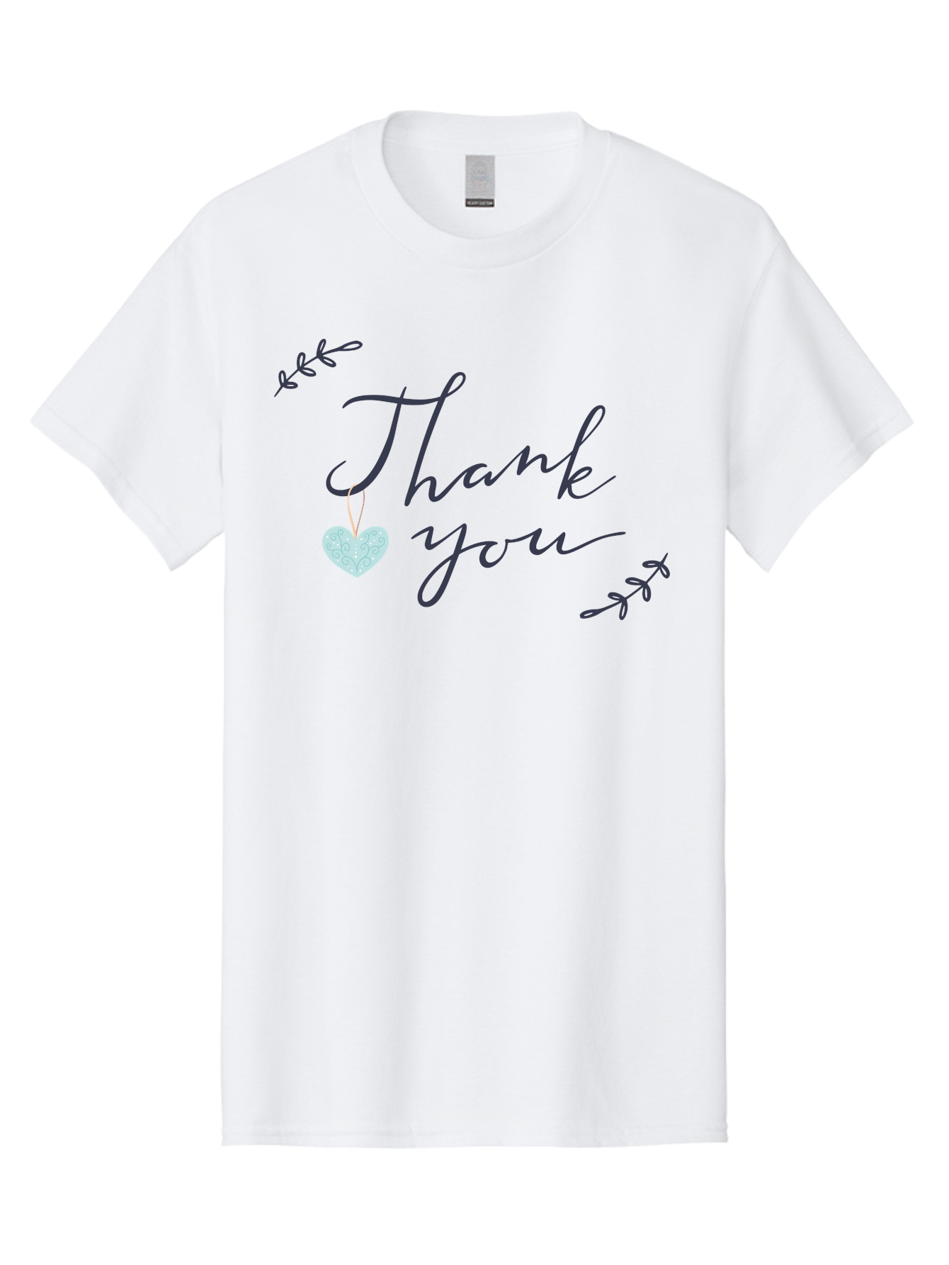 Thank-You-1 Men'S Graphic Tee, 100% Cotton, Comfortable Casual Summer Wear, Machine Washable, Thank You Message, Gratitude, Appreciation, Heart Symbol, Love, Kindness, Positive Vibes, Sweet Gesture, Purple Script, Glittery Heart Aac124
