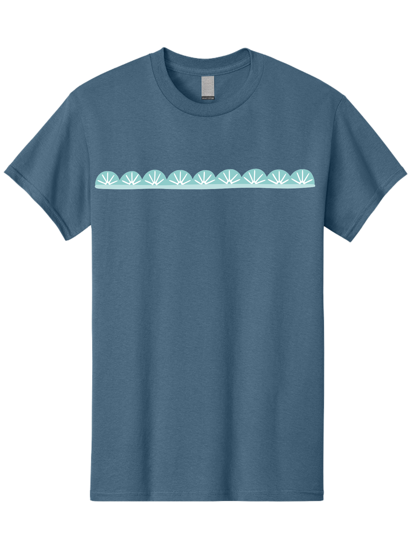 Umbrellas Men'S Graphic Tee, 100% Cotton, Comfortable Casual Summer Wear, Machine Washable, White Seashells, Shell Pattern, Ocean-Inspired Design, Coastal Decor, Beachy Vibe, Simple Illustration, Graphic Element Aac132