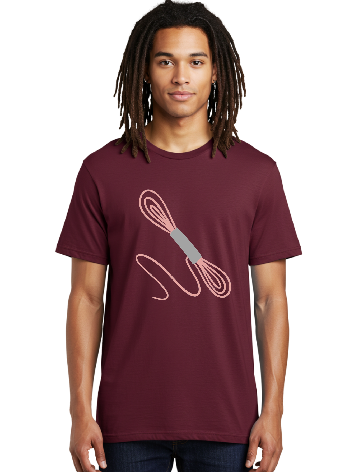 Whisk Men'S Graphic Tee, 100% Cotton, Comfortable Casual Summer Wear, Machine Washable, Cooking Utensils, Kitchen Tools, Whisk Design, Creative Graphics, Pastel Colors, Kitchenware, Cooking Essentials Aac133