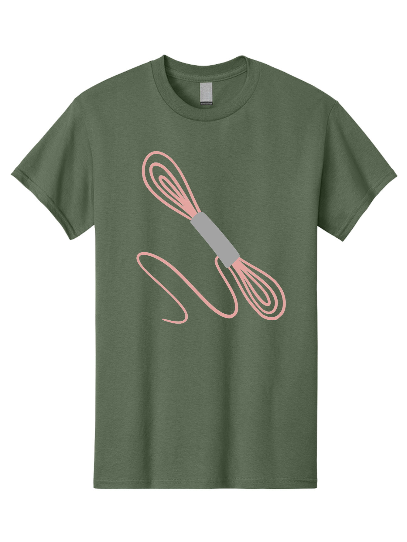 Whisk Men'S Graphic Tee, 100% Cotton, Comfortable Casual Summer Wear, Machine Washable, Cooking Utensils, Kitchen Tools, Whisk Design, Creative Graphics, Pastel Colors, Kitchenware, Cooking Essentials Aac133