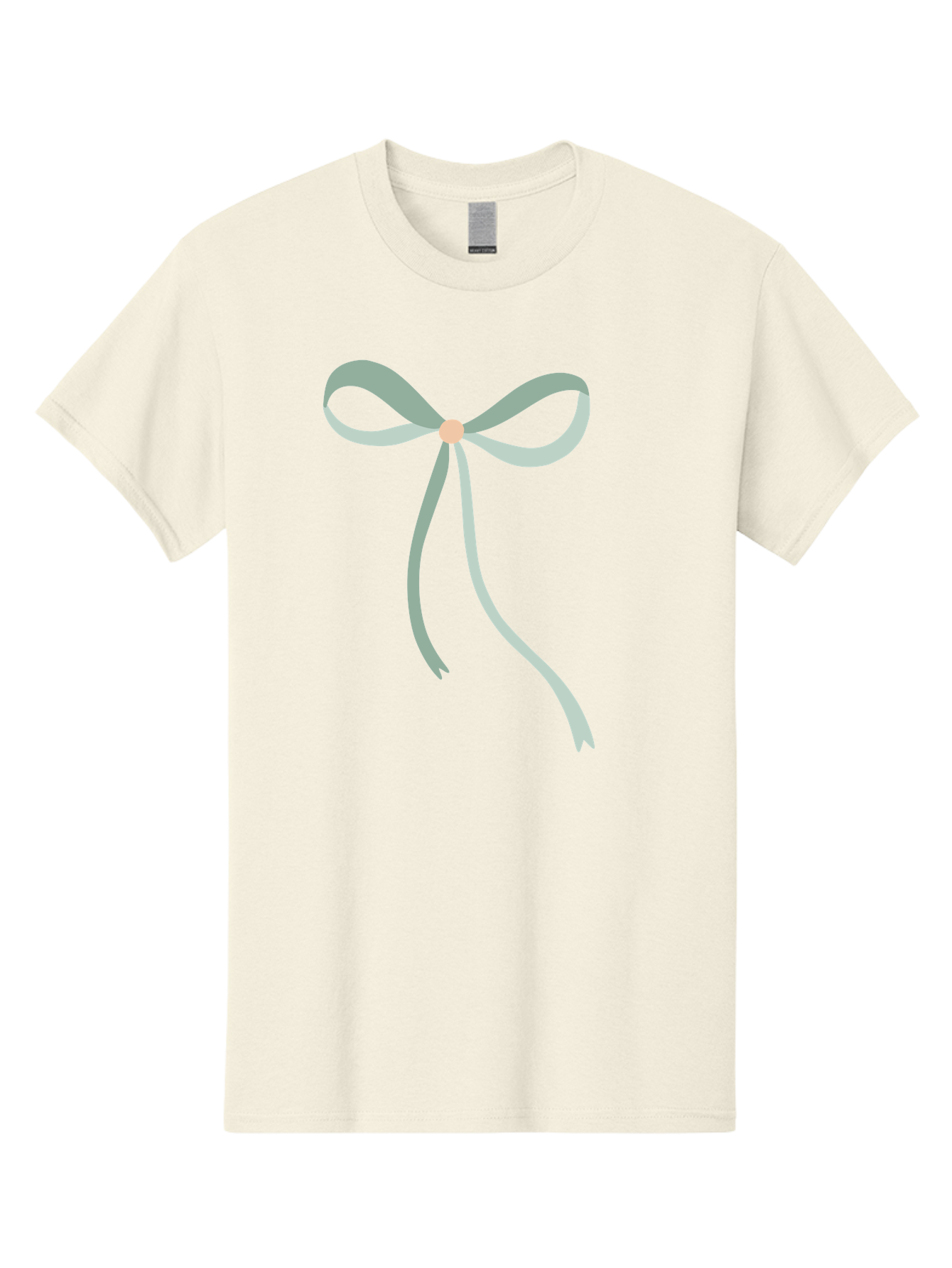 White-Bow Men'S Graphic Tee, 100% Cotton, Comfortable Casual Summer Wear, Machine Washable, Grey Ribbon, Bow Decoration, Gift Wrapping, Celebratory Decor, Party Favors, Elegant Design, Soft Pastel, Minimalist Style Aac134