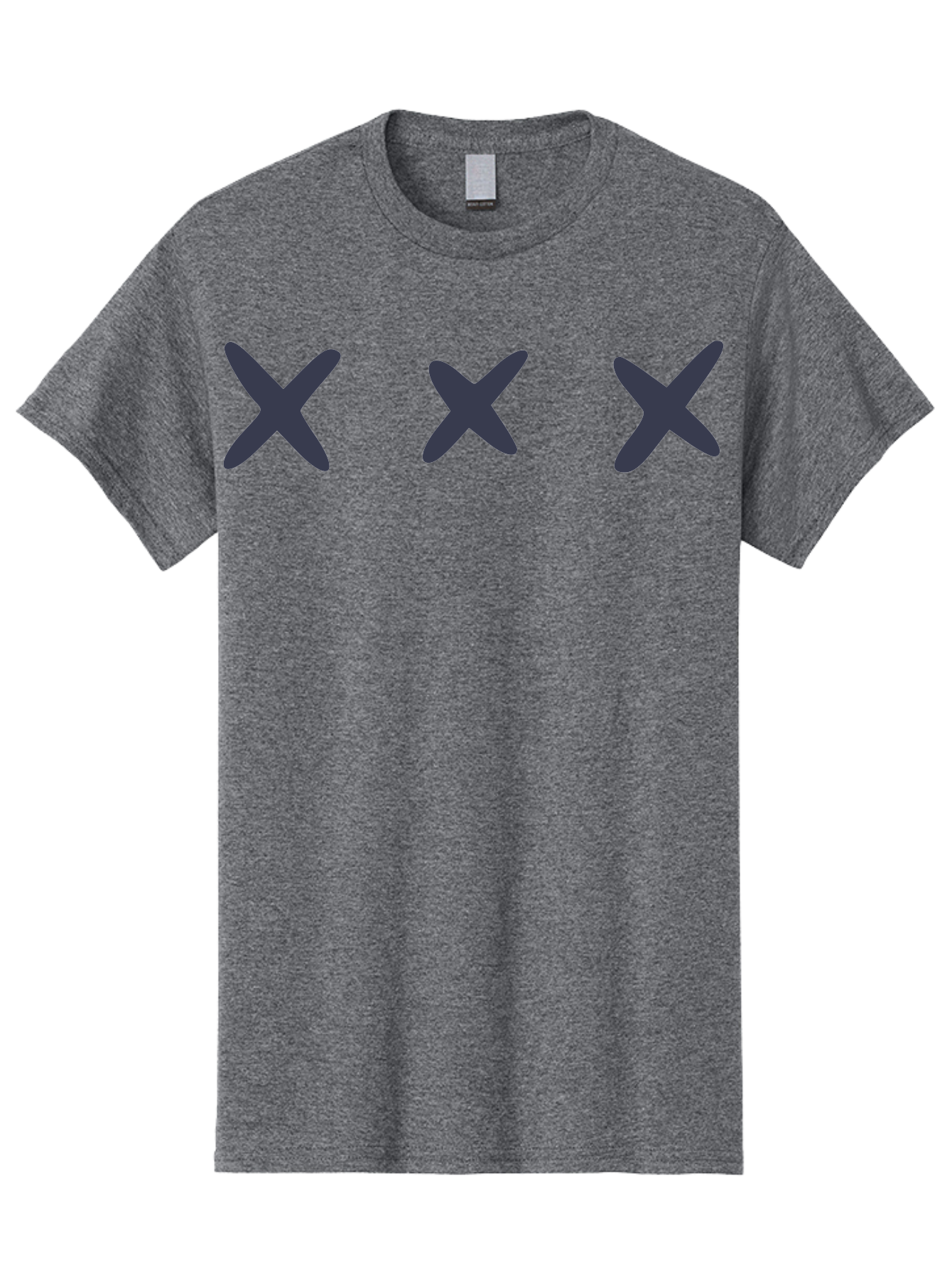 X-Marks-1 Men'S Graphic Tee, 100% Cotton, Comfortable Casual Summer Wear, Machine Washable, X Symbol, Delete Icon, Close Button, Cancel Sign, Cross Mark, Removal Indicator, Negative Symbol Aac142