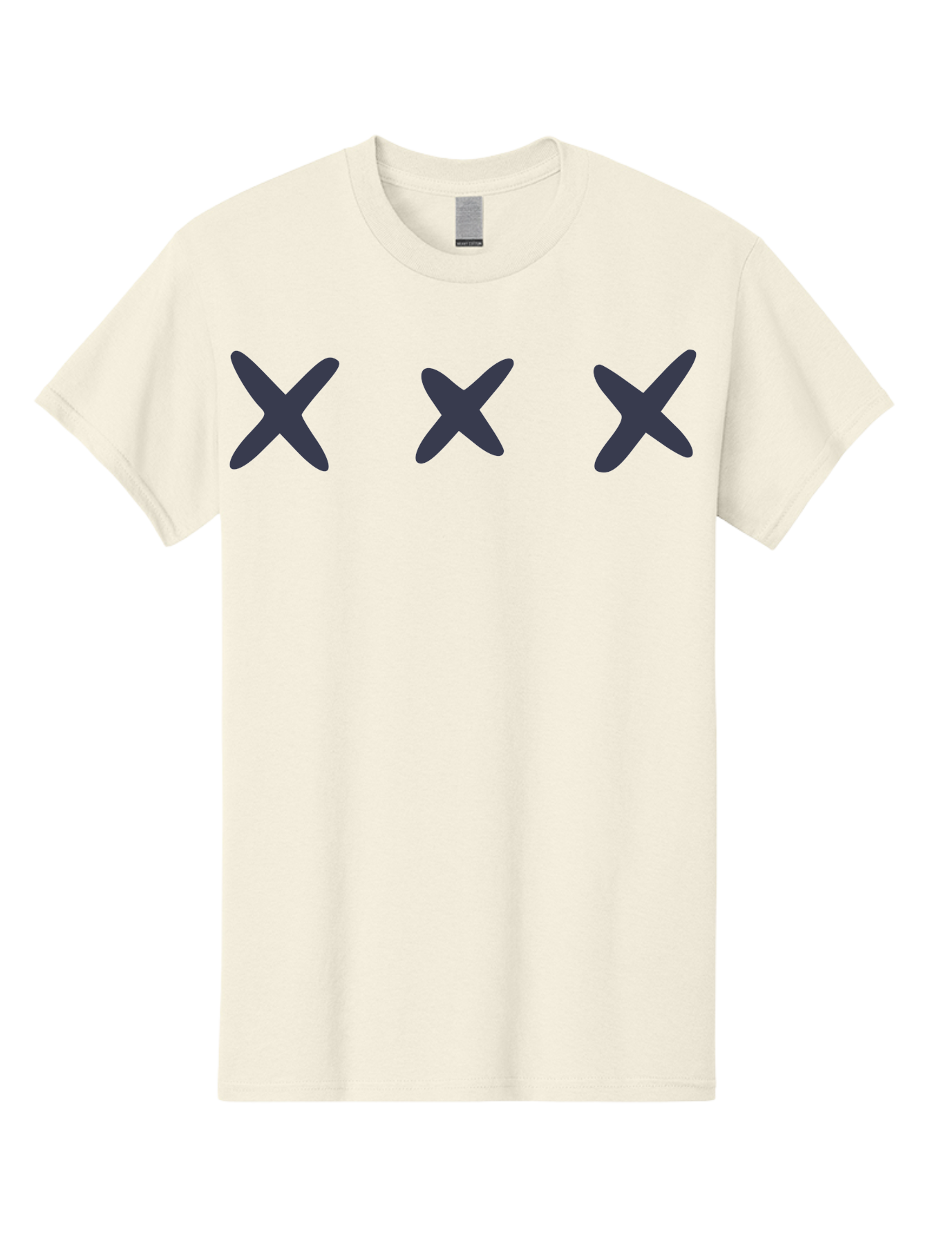 X-Marks-1 Men'S Graphic Tee, 100% Cotton, Comfortable Casual Summer Wear, Machine Washable, X Symbol, Delete Icon, Close Button, Cancel Sign, Cross Mark, Removal Indicator, Negative Symbol Aac142