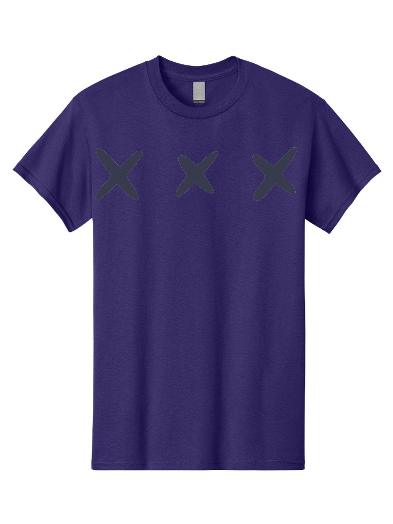 X-Marks-1 Men'S Graphic Tee, 100% Cotton, Comfortable Casual Summer Wear, Machine Washable, X Symbol, Delete Icon, Close Button, Cancel Sign, Cross Mark, Removal Indicator, Negative Symbol Aac142