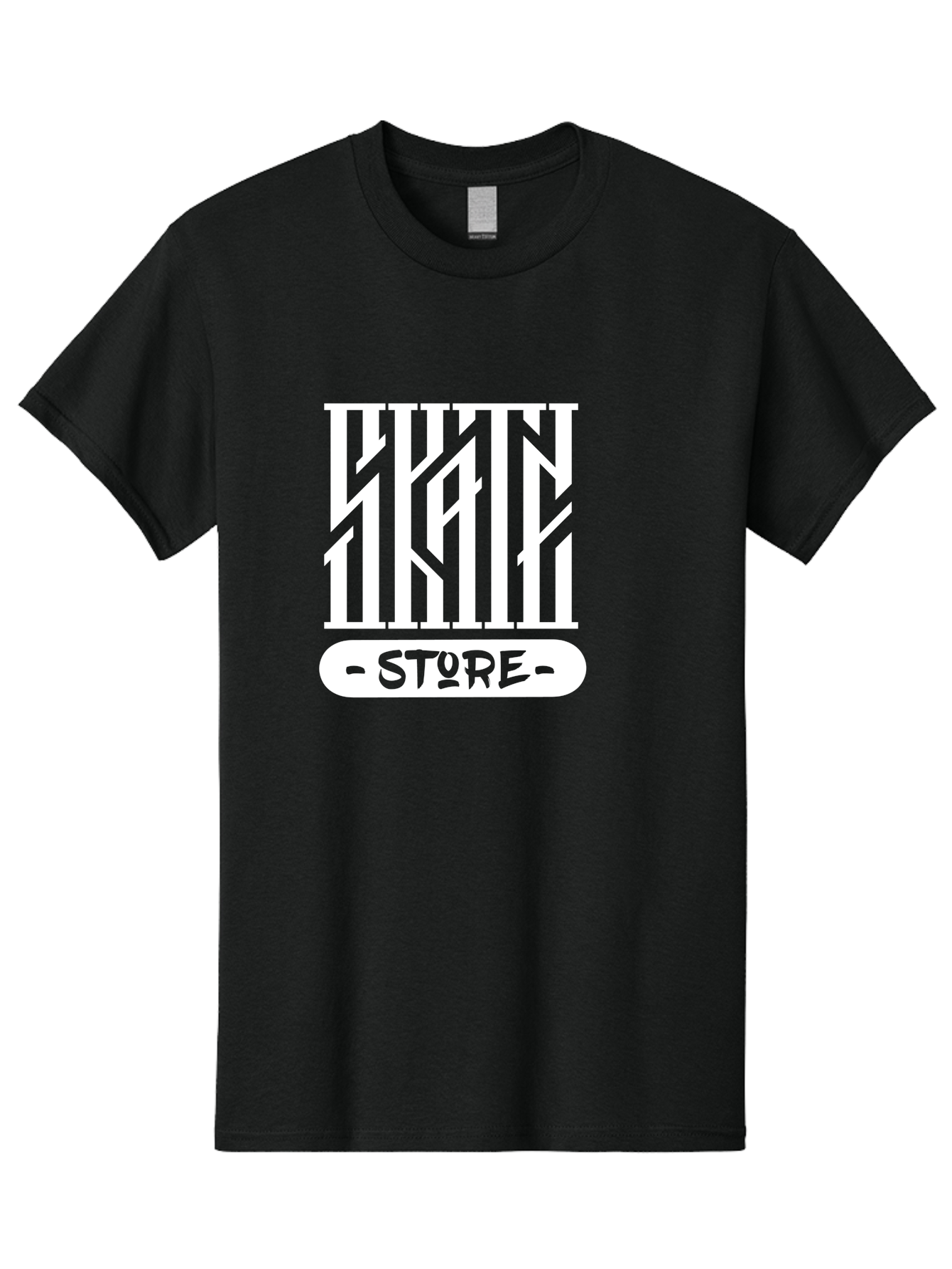 Hyn-Store Men'S Graphic Tee, 100% Cotton, Comfortable Casual Summer Wear, Machine Washable, Stylish Typography, Store Branding, Hyln Store, Modern Logo, Minimalist Design, Retail Identity, Green And White Color Scheme, Fashion Branding Aac150