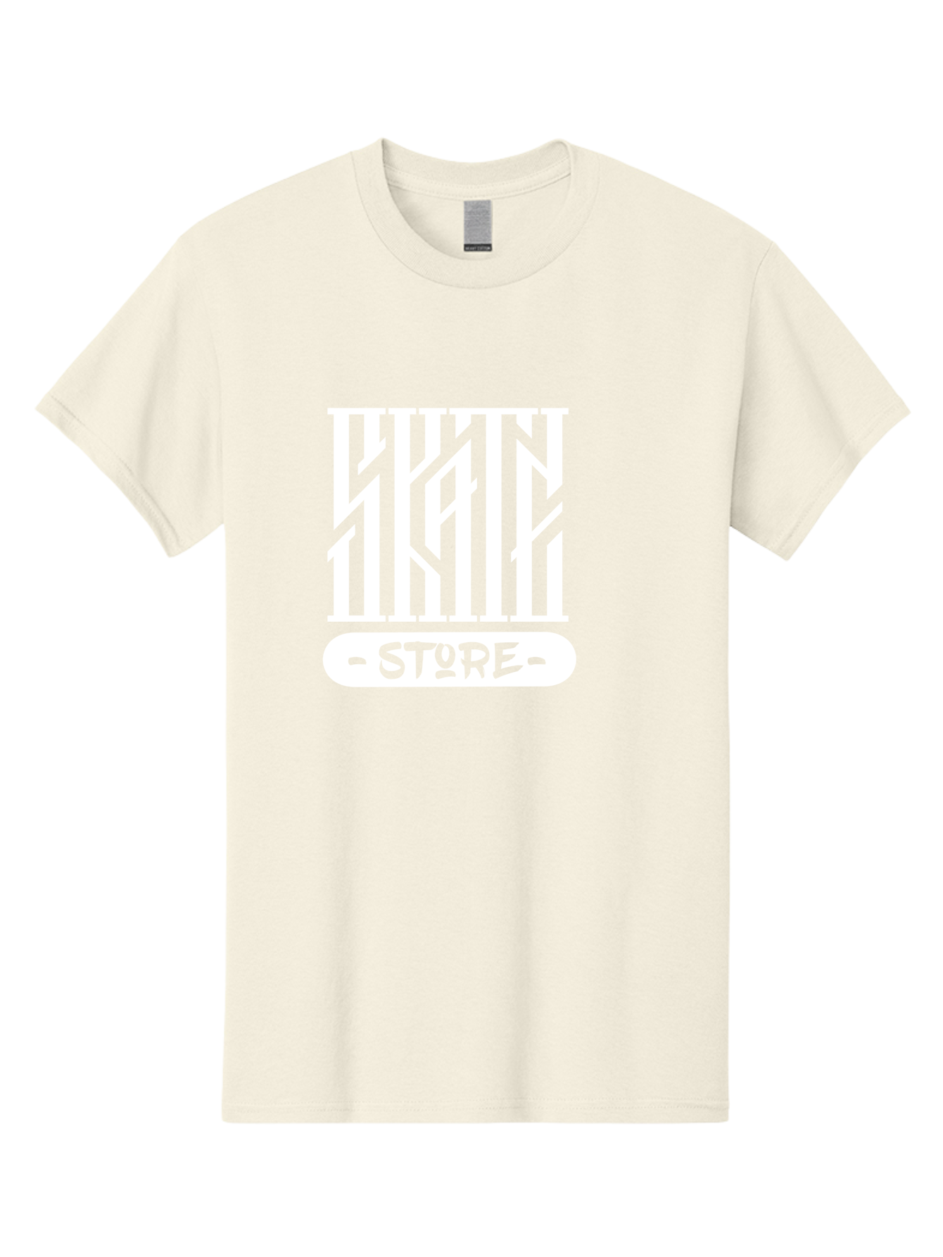 Hyn-Store Men'S Graphic Tee, 100% Cotton, Comfortable Casual Summer Wear, Machine Washable, Stylish Typography, Store Branding, Hyln Store, Modern Logo, Minimalist Design, Retail Identity, Green And White Color Scheme, Fashion Branding Aac150