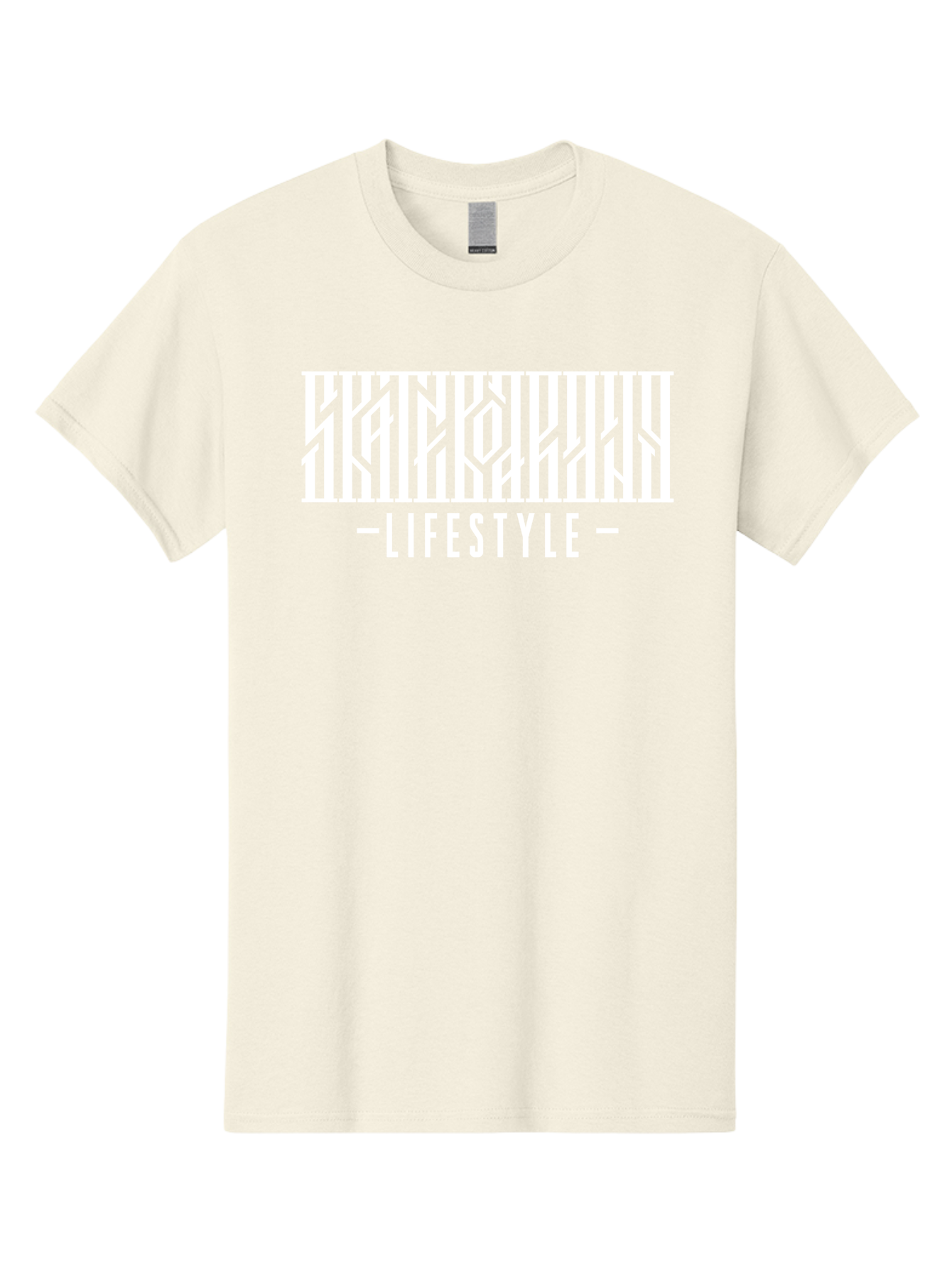 Lifestyle-1 Men'S Graphic Tee, 100% Cotton, Comfortable Casual Summer Wear, Machine Washable, Lifestyle Branding, White Typography, Modern Design, Geometric Patterns, Fashion Statement, Urban Style, Chic Aesthetics Aac151