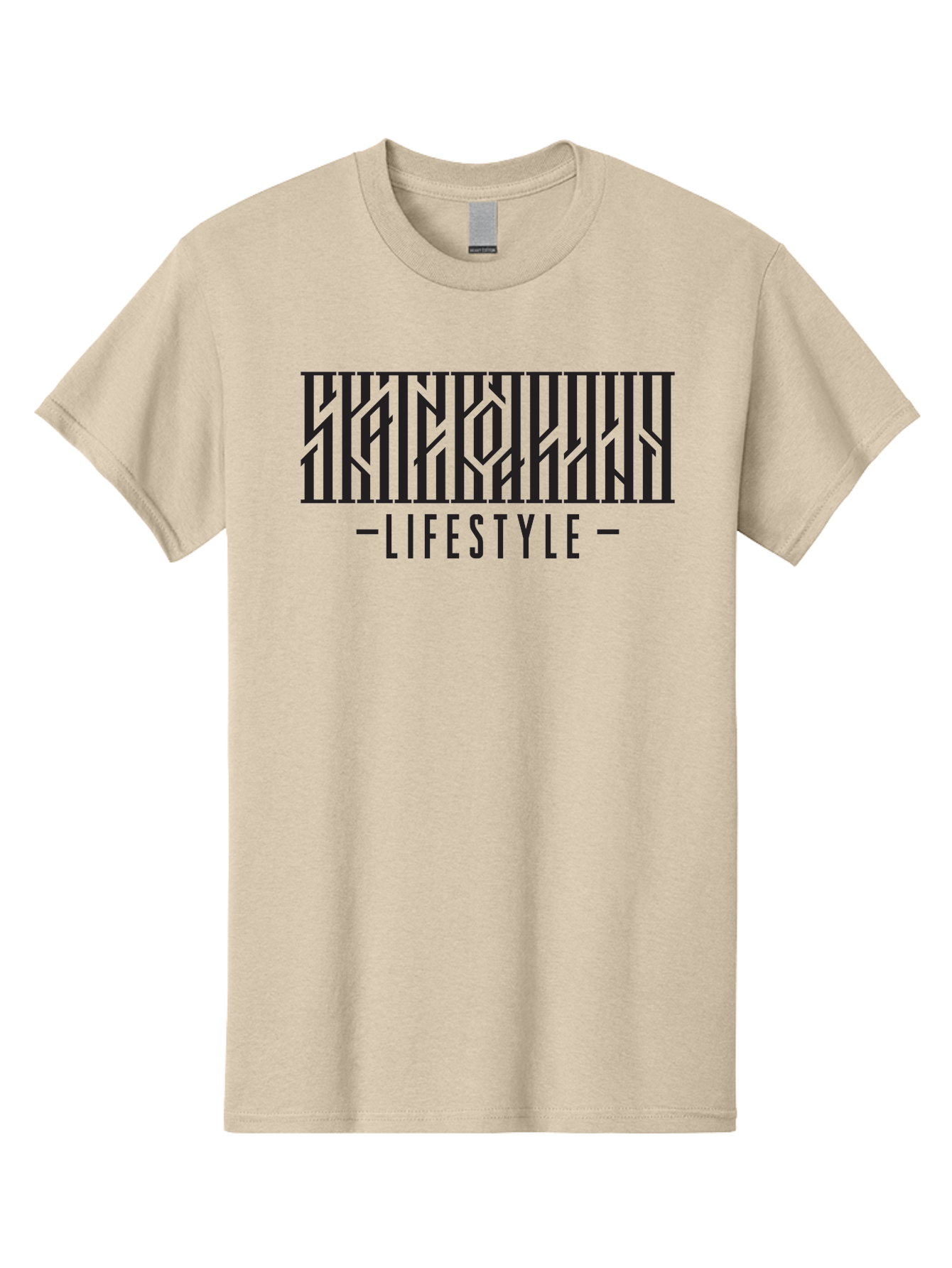 Lifestyle Men'S Graphic Tee, 100% Cotton, Comfortable Casual Summer Wear, Machine Washable, Lifestyle Branding, Trendy Graphics, Modern Design, Black Typography, Stylish Patterns, Abstract Shapes, Fashion Lifestyle, Creative Art Aac152