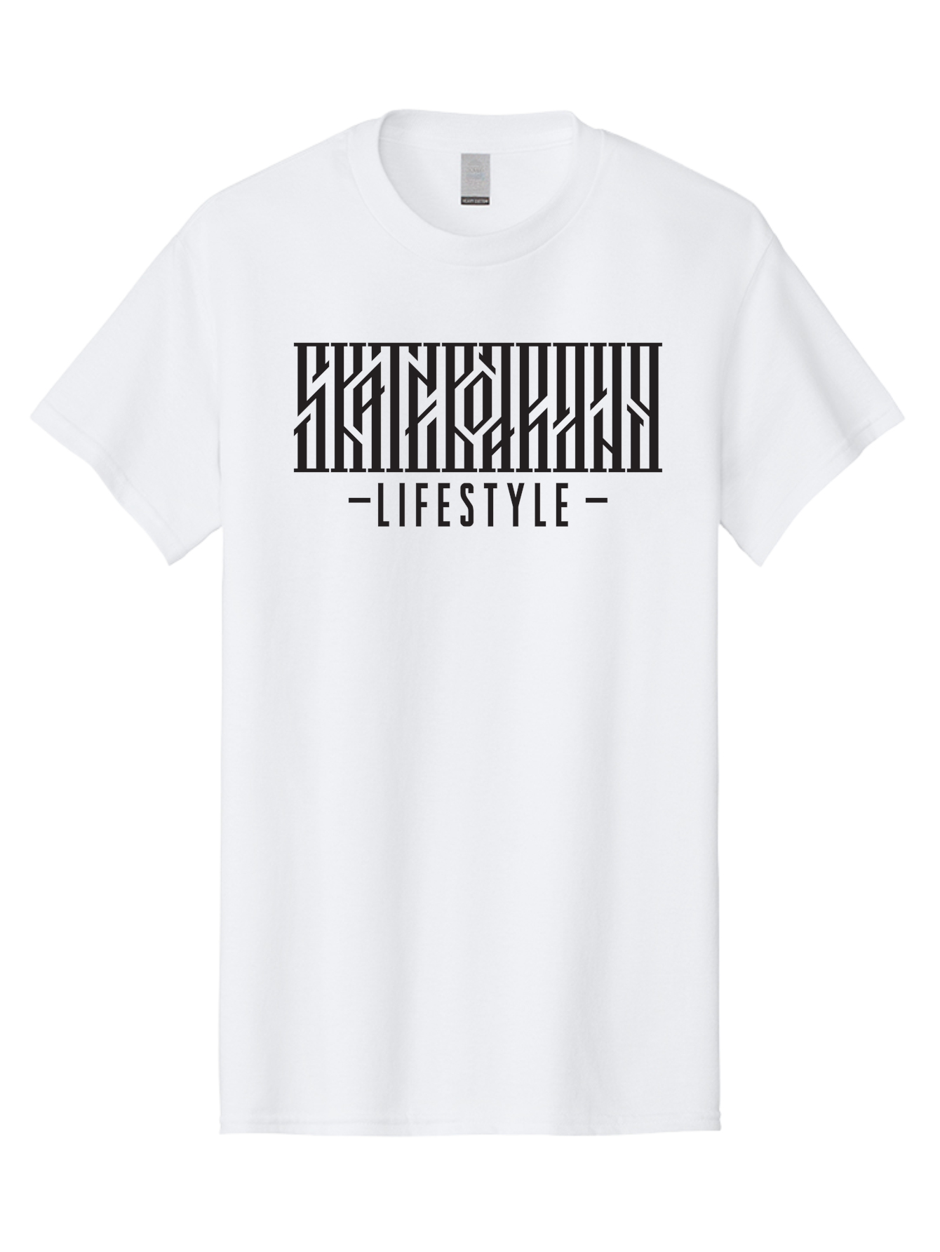 Lifestyle Men'S Graphic Tee, 100% Cotton, Comfortable Casual Summer Wear, Machine Washable, Lifestyle Branding, Trendy Graphics, Modern Design, Black Typography, Stylish Patterns, Abstract Shapes, Fashion Lifestyle, Creative Art Aac152