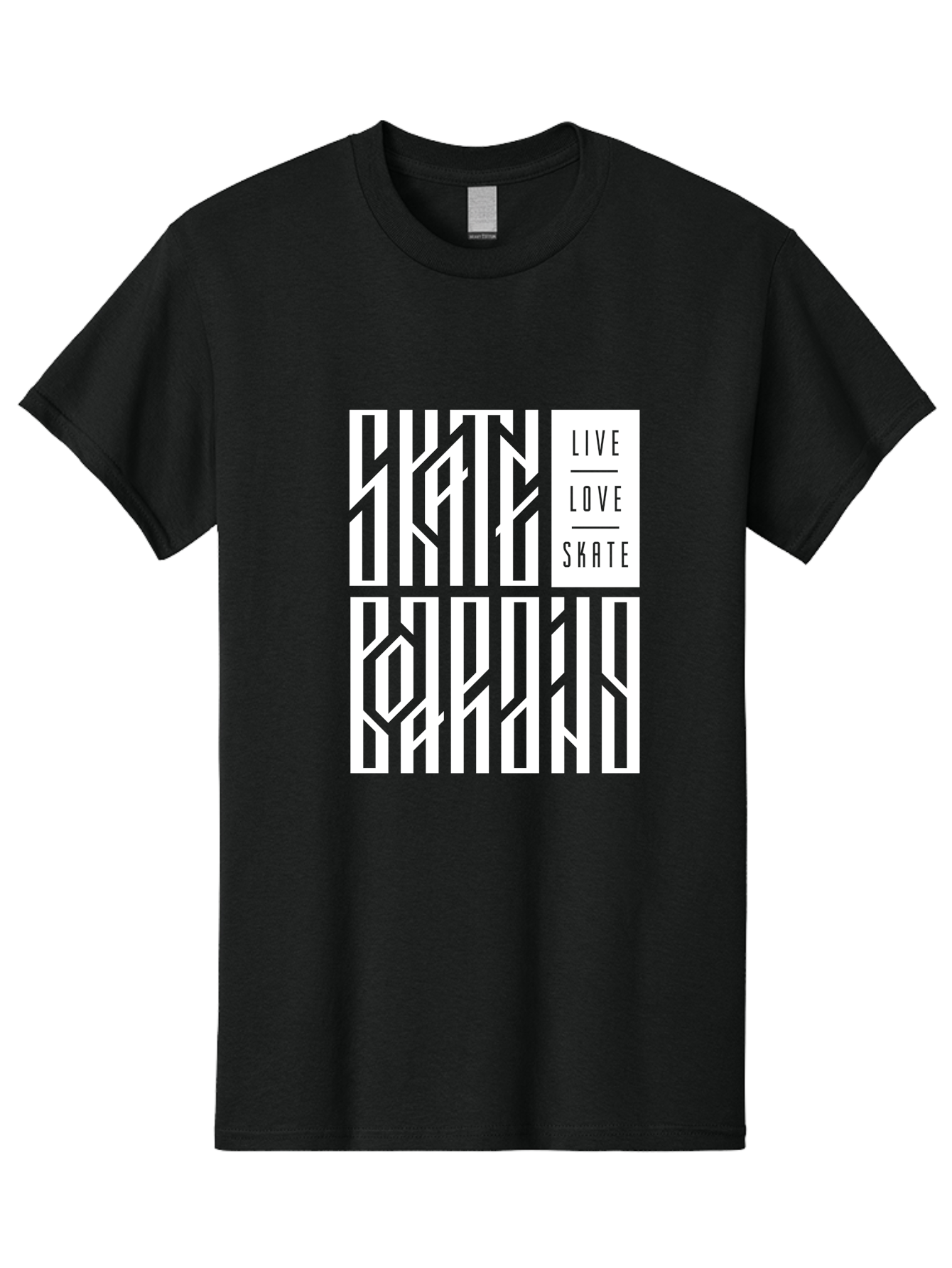 Live-Love-Skate-1 Men'S Graphic Tee, 100% Cotton, Comfortable Casual Summer Wear, Machine Washable, Skateboarding Culture, Action Sports, Extreme Sports, Skate Lifestyle, Streetwear Fashion, Urban Style, Skateboard Graphics, Skateboard Art Aac153