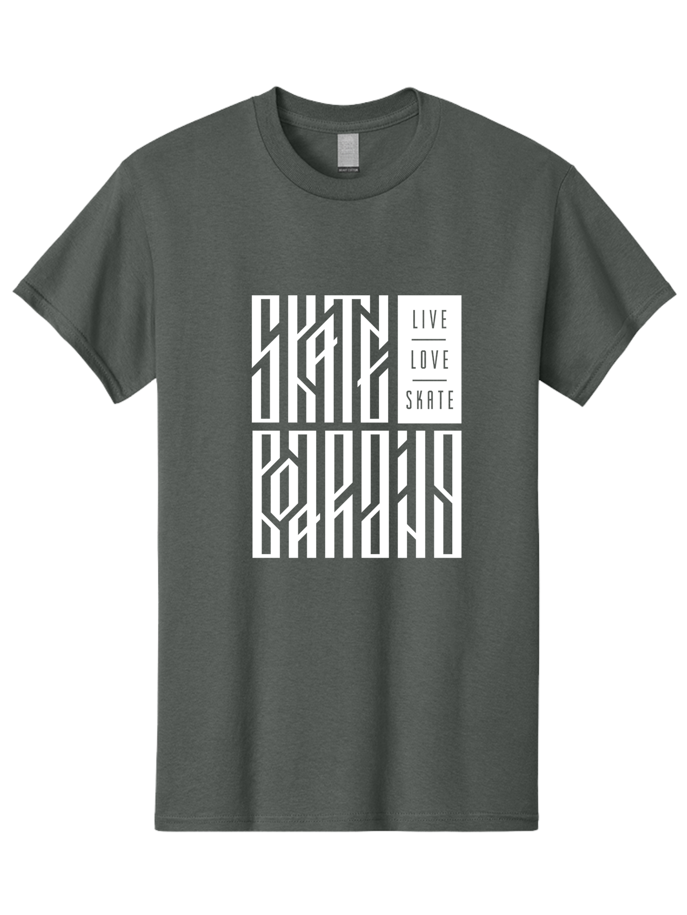 Live-Love-Skate-1 Men'S Graphic Tee, 100% Cotton, Comfortable Casual Summer Wear, Machine Washable, Skateboarding Culture, Action Sports, Extreme Sports, Skate Lifestyle, Streetwear Fashion, Urban Style, Skateboard Graphics, Skateboard Art Aac153