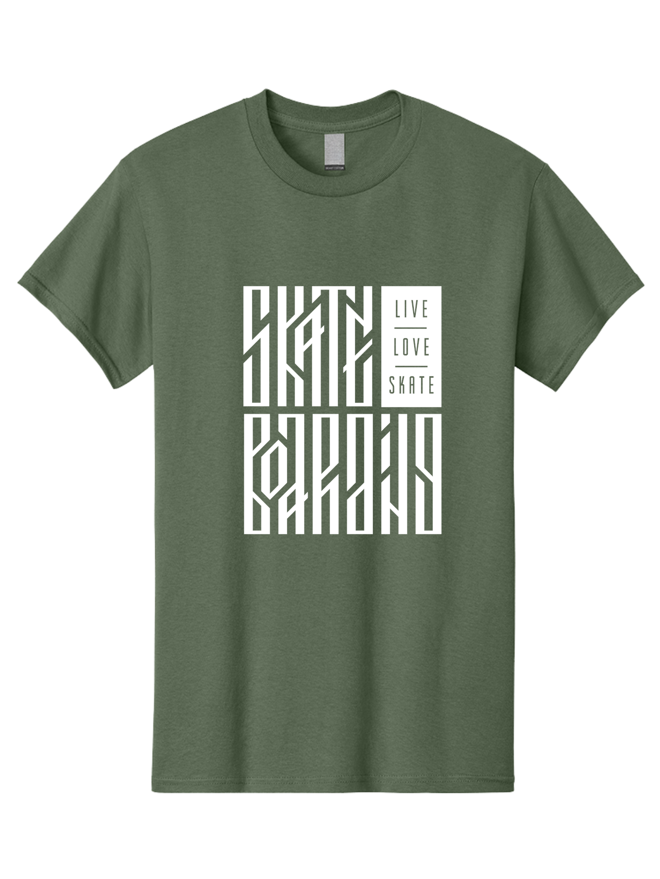 Live-Love-Skate-1 Men'S Graphic Tee, 100% Cotton, Comfortable Casual Summer Wear, Machine Washable, Skateboarding Culture, Action Sports, Extreme Sports, Skate Lifestyle, Streetwear Fashion, Urban Style, Skateboard Graphics, Skateboard Art Aac153