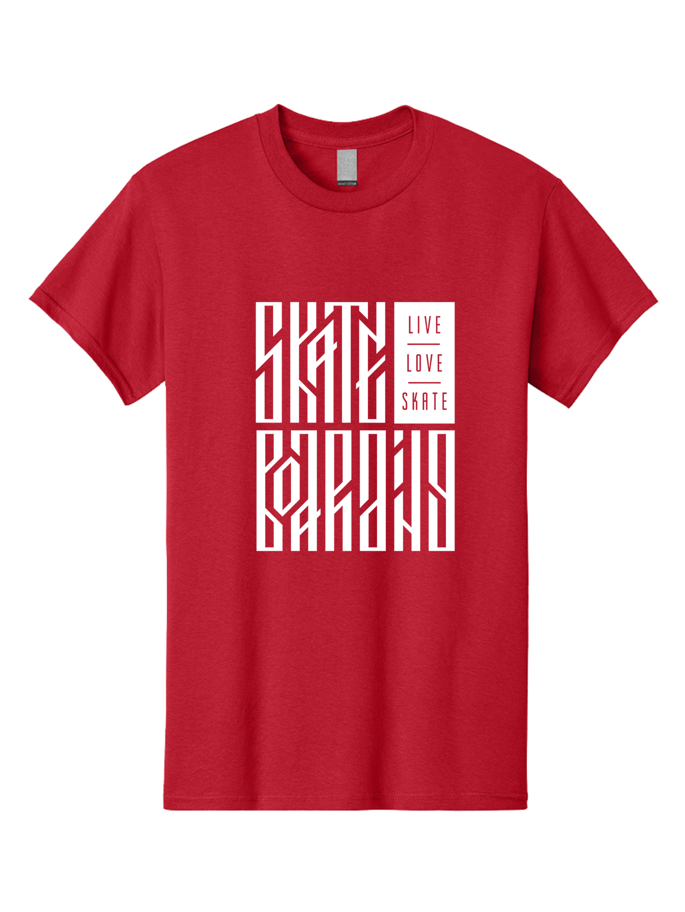 Live-Love-Skate-1 Men'S Graphic Tee, 100% Cotton, Comfortable Casual Summer Wear, Machine Washable, Skateboarding Culture, Action Sports, Extreme Sports, Skate Lifestyle, Streetwear Fashion, Urban Style, Skateboard Graphics, Skateboard Art Aac153