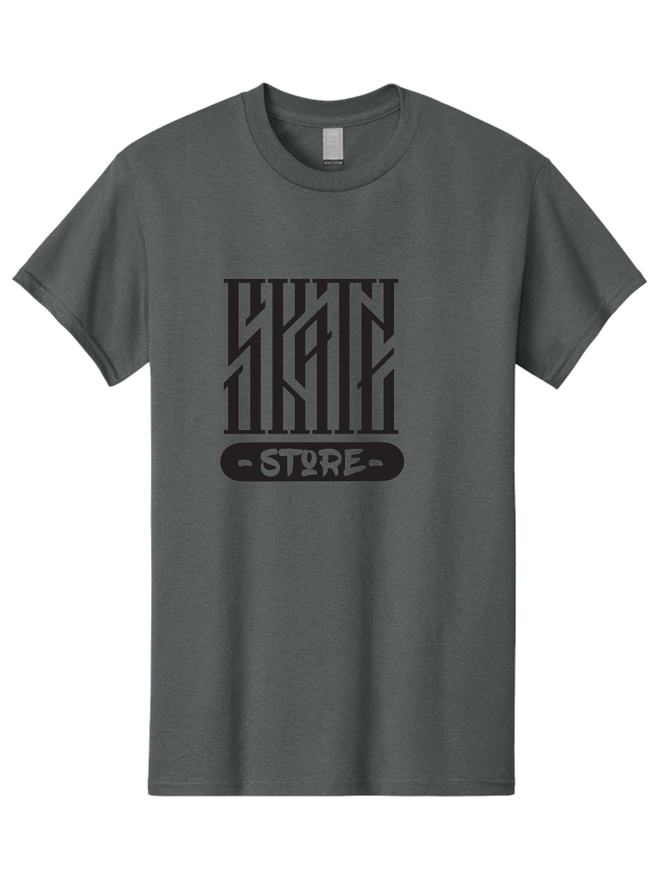 Livn-Store Men'S Graphic Tee, 100% Cotton, Comfortable Casual Summer Wear, Machine Washable, Lhtn Store, Modern Logo, Bold Typography, Black And Green Design, Minimalist Branding, Urban Style, Edgy Aesthetic, Streetwear Fashion Aac155