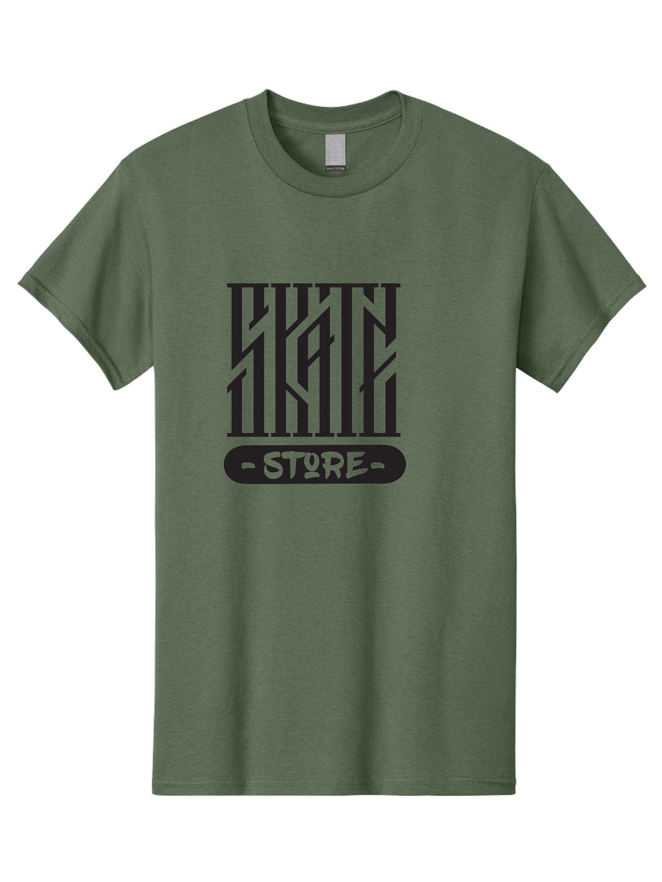 Livn-Store Men'S Graphic Tee, 100% Cotton, Comfortable Casual Summer Wear, Machine Washable, Lhtn Store, Modern Logo, Bold Typography, Black And Green Design, Minimalist Branding, Urban Style, Edgy Aesthetic, Streetwear Fashion Aac155