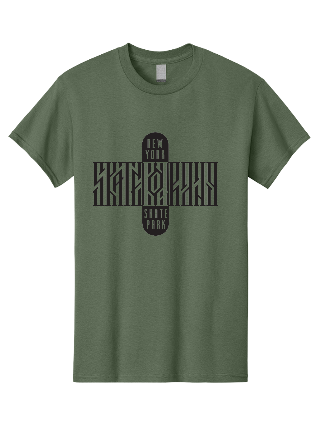 New-York-Skate-Park-1 Men'S Graphic Tee, 100% Cotton, Comfortable Casual Summer Wear, Machine Washable, Skateboard Logo, Skate Park Design, New York Skate Culture, Streetwear Graphics, Skateboarding Lifestyle, Graphic Design Elements, Aac158
