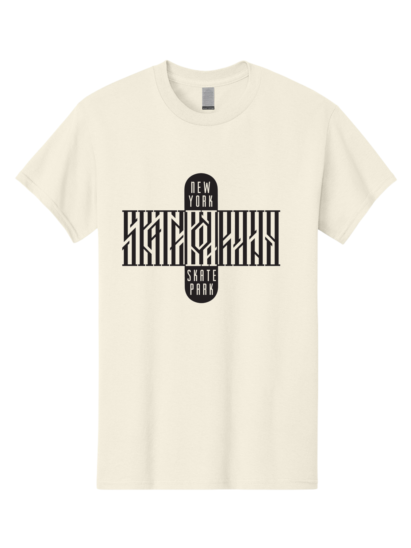 New-York-Skate-Park-1 Men'S Graphic Tee, 100% Cotton, Comfortable Casual Summer Wear, Machine Washable, Skateboard Logo, Skate Park Design, New York Skate Culture, Streetwear Graphics, Skateboarding Lifestyle, Graphic Design Elements, Aac158