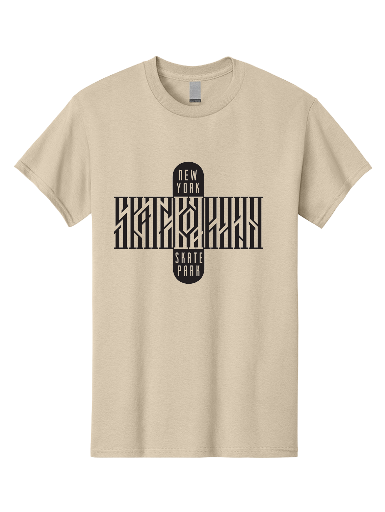 New-York-Skate-Park-1 Men'S Graphic Tee, 100% Cotton, Comfortable Casual Summer Wear, Machine Washable, Skateboard Logo, Skate Park Design, New York Skate Culture, Streetwear Graphics, Skateboarding Lifestyle, Graphic Design Elements, Aac158