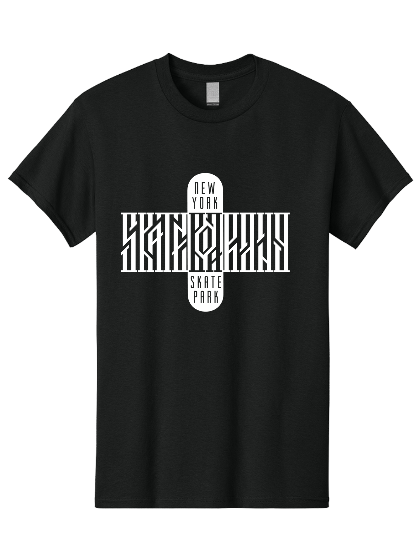 New-York-Skate-Park Men'S Graphic Tee, 100% Cotton, Comfortable Casual Summer Wear, Machine Washable, Skateboarding, Skate Park, New York, Street Art, Skate Culture, Urban Sports, Skateboard Graphics, Skateboarding Community, Action Sports Aac159