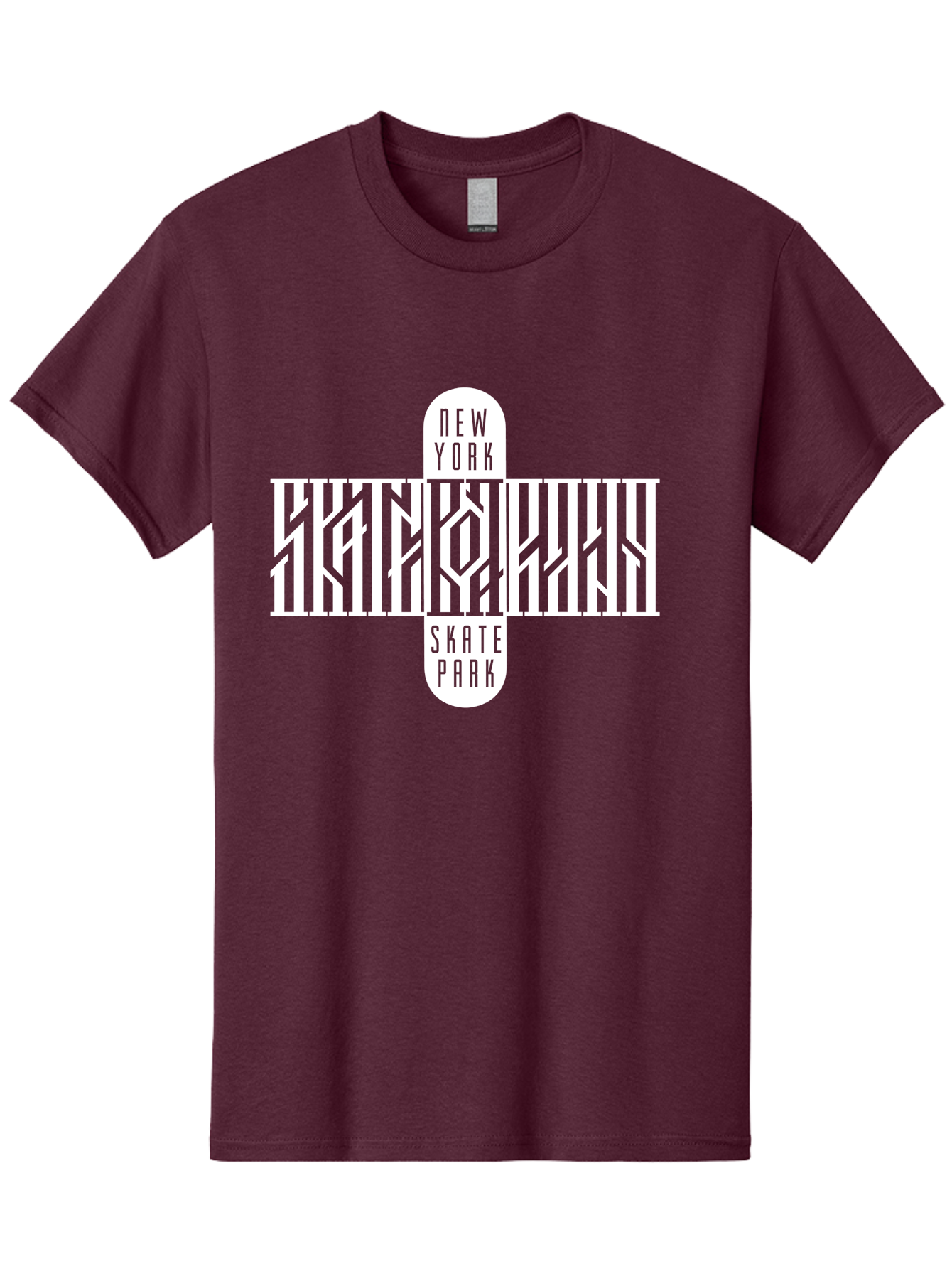 New-York-Skate-Park Men'S Graphic Tee, 100% Cotton, Comfortable Casual Summer Wear, Machine Washable, Skateboarding, Skate Park, New York, Street Art, Skate Culture, Urban Sports, Skateboard Graphics, Skateboarding Community, Action Sports Aac159