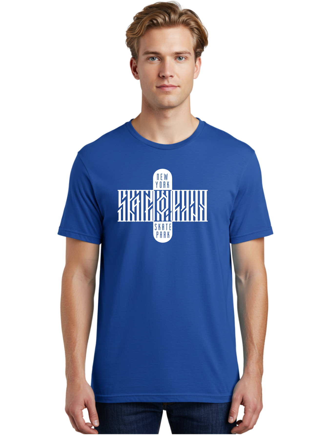 New-York-Skate-Park Men'S Graphic Tee, 100% Cotton, Comfortable Casual Summer Wear, Machine Washable, Skateboarding, Skate Park, New York, Street Art, Skate Culture, Urban Sports, Skateboard Graphics, Skateboarding Community, Action Sports Aac159