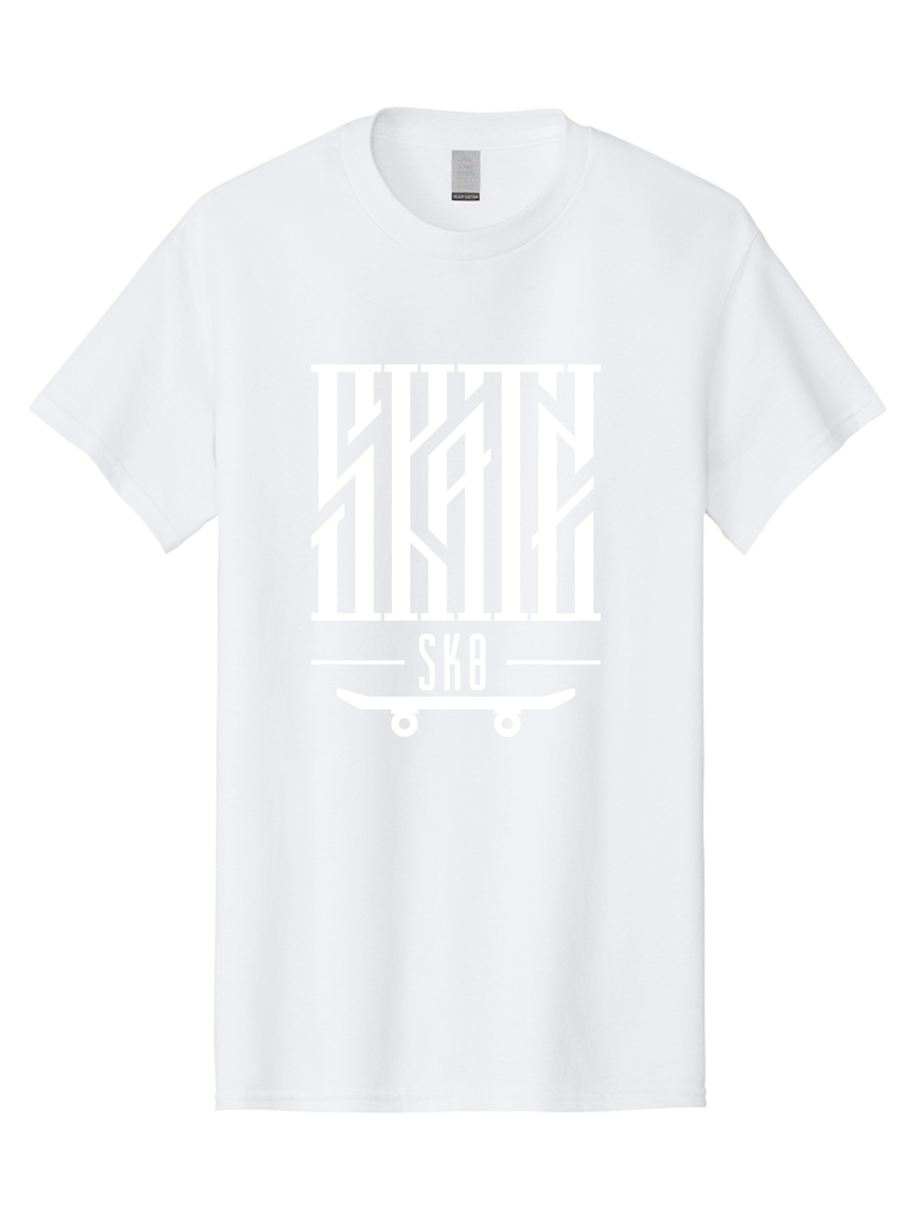 Sk8-1 Men'S Graphic Tee, 100% Cotton, Comfortable Casual Summer Wear, Machine Washable, Stylish Typography, Skateboard Culture, Sk8 Logo, White Graphics, Skateboarding Lifestyle, Streetwear Fashion, Graphic Design Aac160