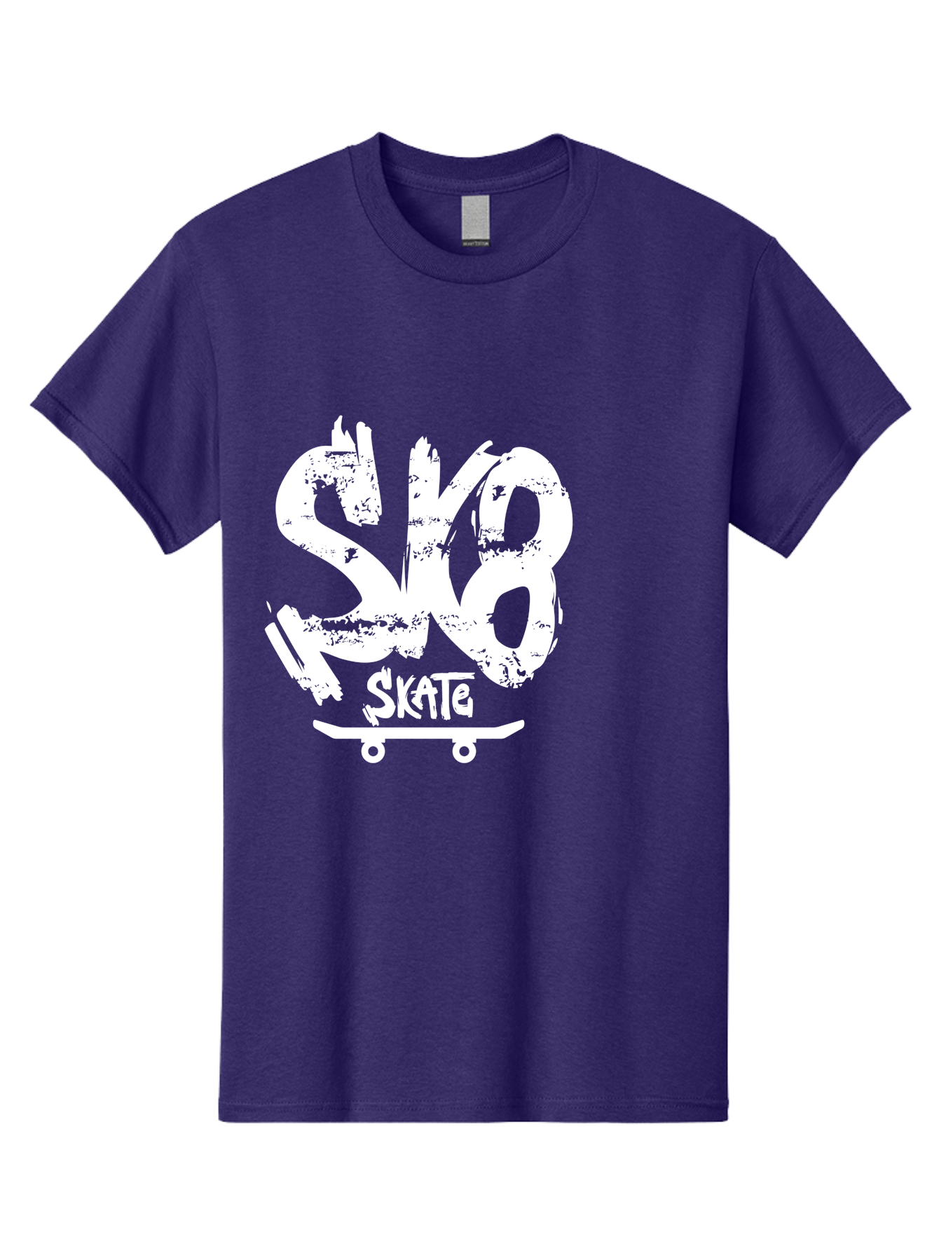 Sk8-2 Men'S Graphic Tee, 100% Cotton, Comfortable Casual Summer Wear, Machine Washable, Skateboarding Logo, Skate Culture, Streetwear Fashion, Action Sports, Skateboarding Brand, Edgy Design, Youth Lifestyle, Skateboard Graphics Aac161