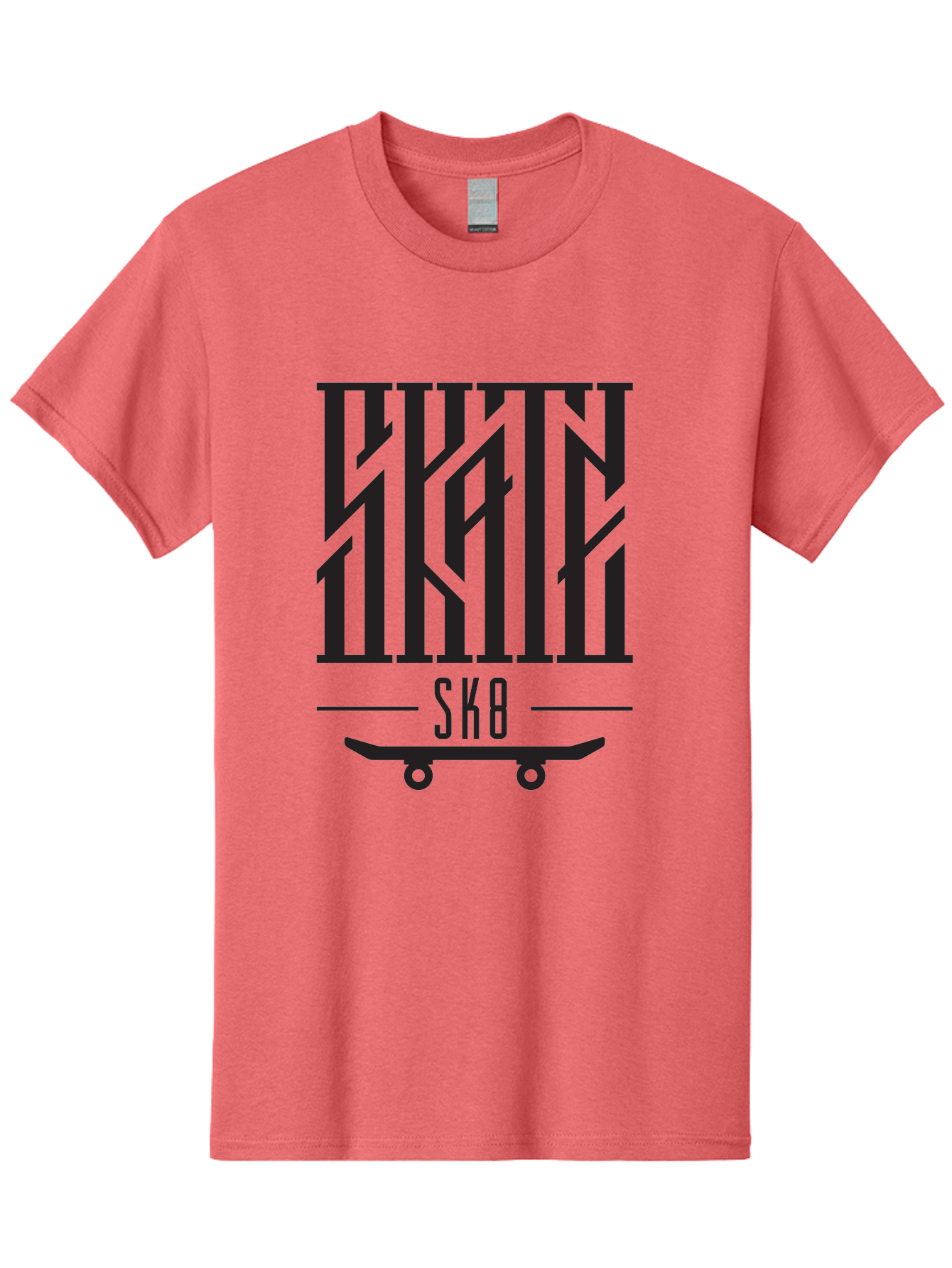 Sk8-3 Men'S Graphic Tee, 100% Cotton, Comfortable Casual Summer Wear, Machine Washable, Skateboarding, Sk8, Skate Culture, Streetwear, Extreme Sports, Graphic Design, Urban Style, Skateboard Graphics, Black And Green Design, Skateboard Art Aac162