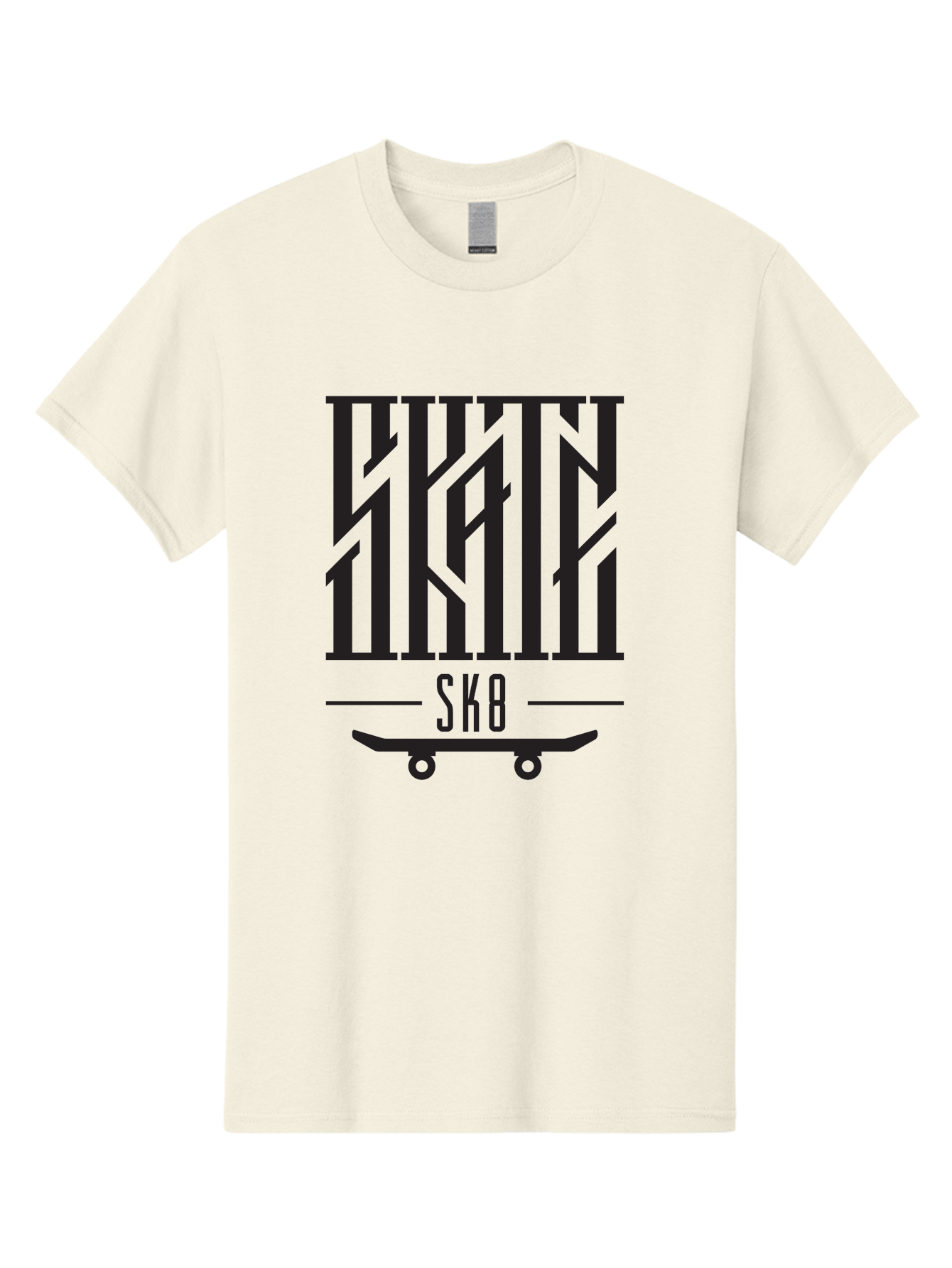 Sk8-3 Men'S Graphic Tee, 100% Cotton, Comfortable Casual Summer Wear, Machine Washable, Skateboarding, Sk8, Skate Culture, Streetwear, Extreme Sports, Graphic Design, Urban Style, Skateboard Graphics, Black And Green Design, Skateboard Art Aac162