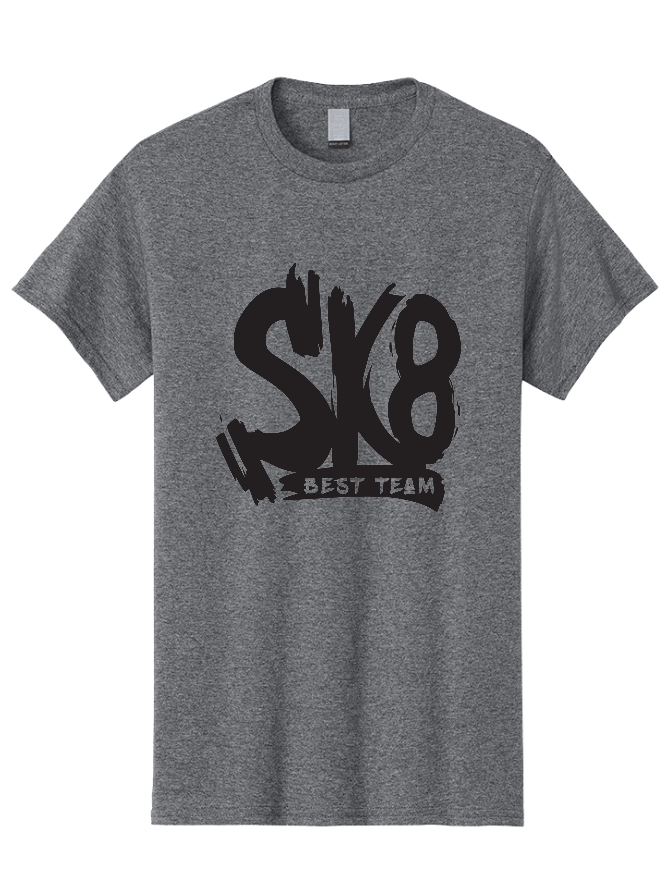 Sk8-Best-Team-1 Men'S Graphic Tee, 100% Cotton, Comfortable Casual Summer Wear, Machine Washable, Sk8 Best Team, Skate Team Logo, Skateboarding Graphics, Team Branding, Urban Sports, Action Sports, Skate Culture, Team Identity Aac163
