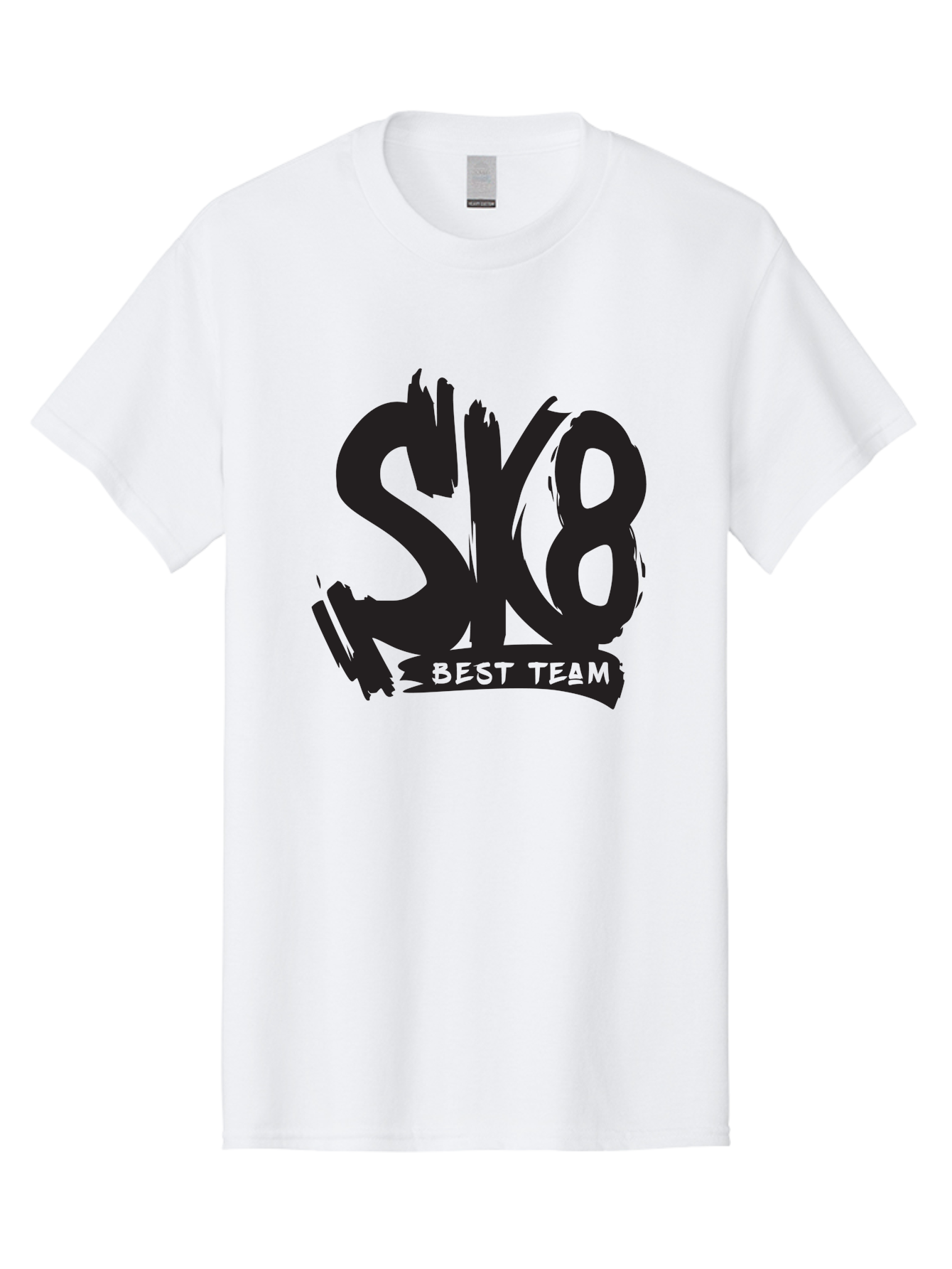 Sk8-Best-Team-1 Men'S Graphic Tee, 100% Cotton, Comfortable Casual Summer Wear, Machine Washable, Sk8 Best Team, Skate Team Logo, Skateboarding Graphics, Team Branding, Urban Sports, Action Sports, Skate Culture, Team Identity Aac163