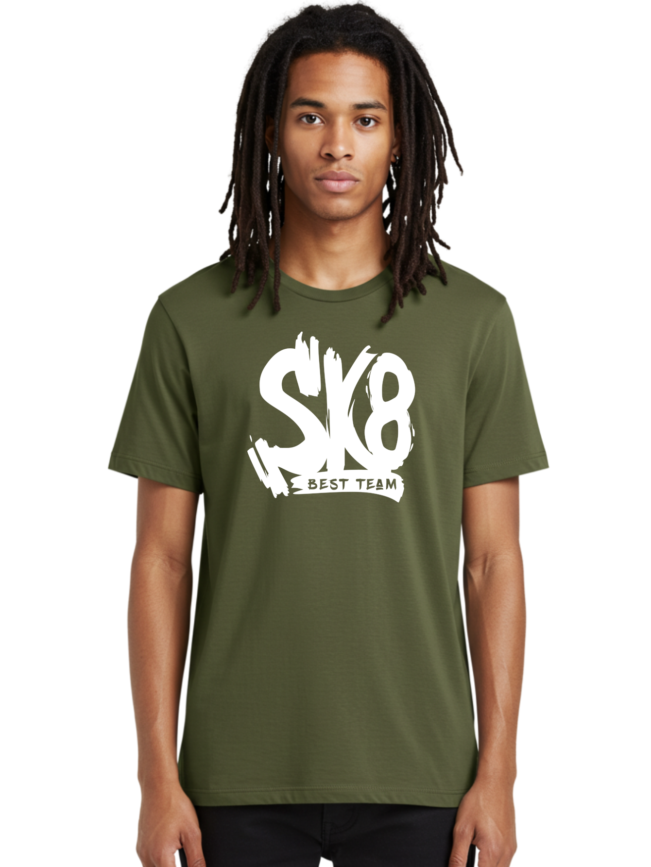 Sk8-Best-Team Men'S Graphic Tee, 100% Cotton, Comfortable Casual Summer Wear, Machine Washable, Action Sports Team Logo, Skateboarding Graphics, Team Spirit, Best Team Logo, Sports Branding, Team Identity, Skate Culture Aac164