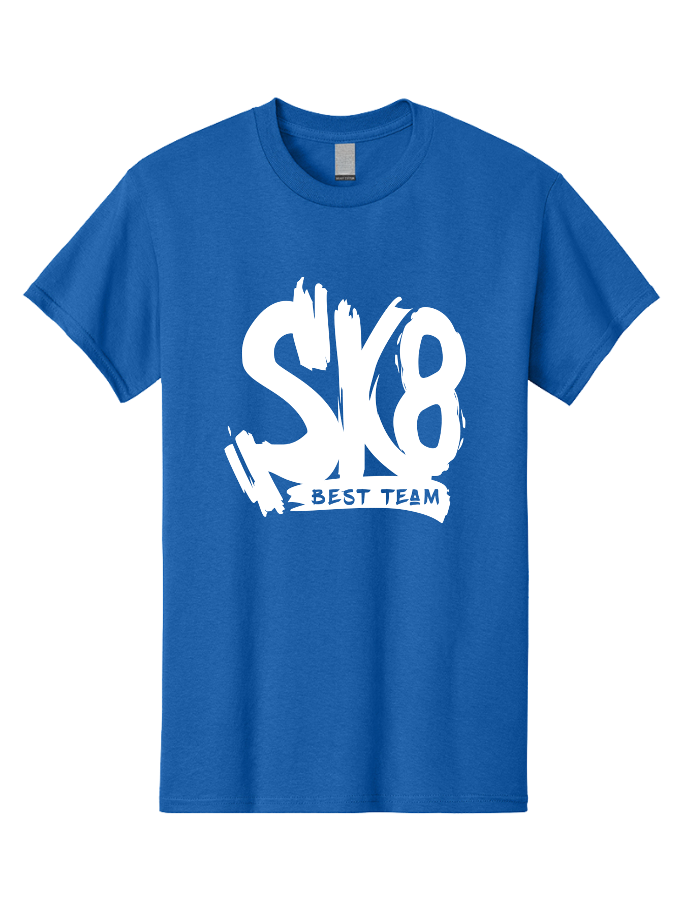 Sk8-Best-Team Men'S Graphic Tee, 100% Cotton, Comfortable Casual Summer Wear, Machine Washable, Action Sports Team Logo, Skateboarding Graphics, Team Spirit, Best Team Logo, Sports Branding, Team Identity, Skate Culture Aac164