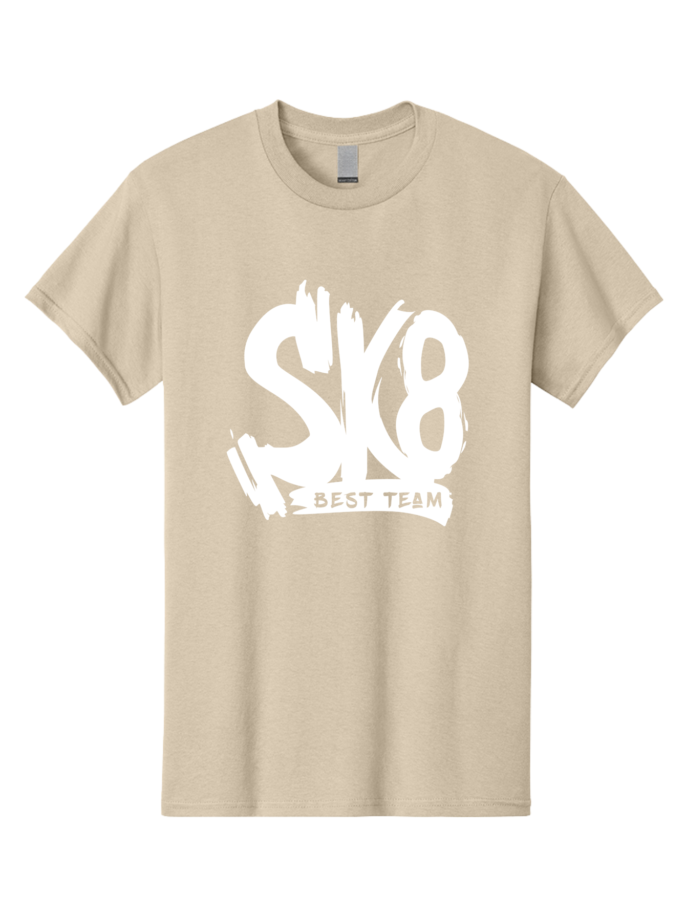 Sk8-Best-Team Men'S Graphic Tee, 100% Cotton, Comfortable Casual Summer Wear, Machine Washable, Action Sports Team Logo, Skateboarding Graphics, Team Spirit, Best Team Logo, Sports Branding, Team Identity, Skate Culture Aac164