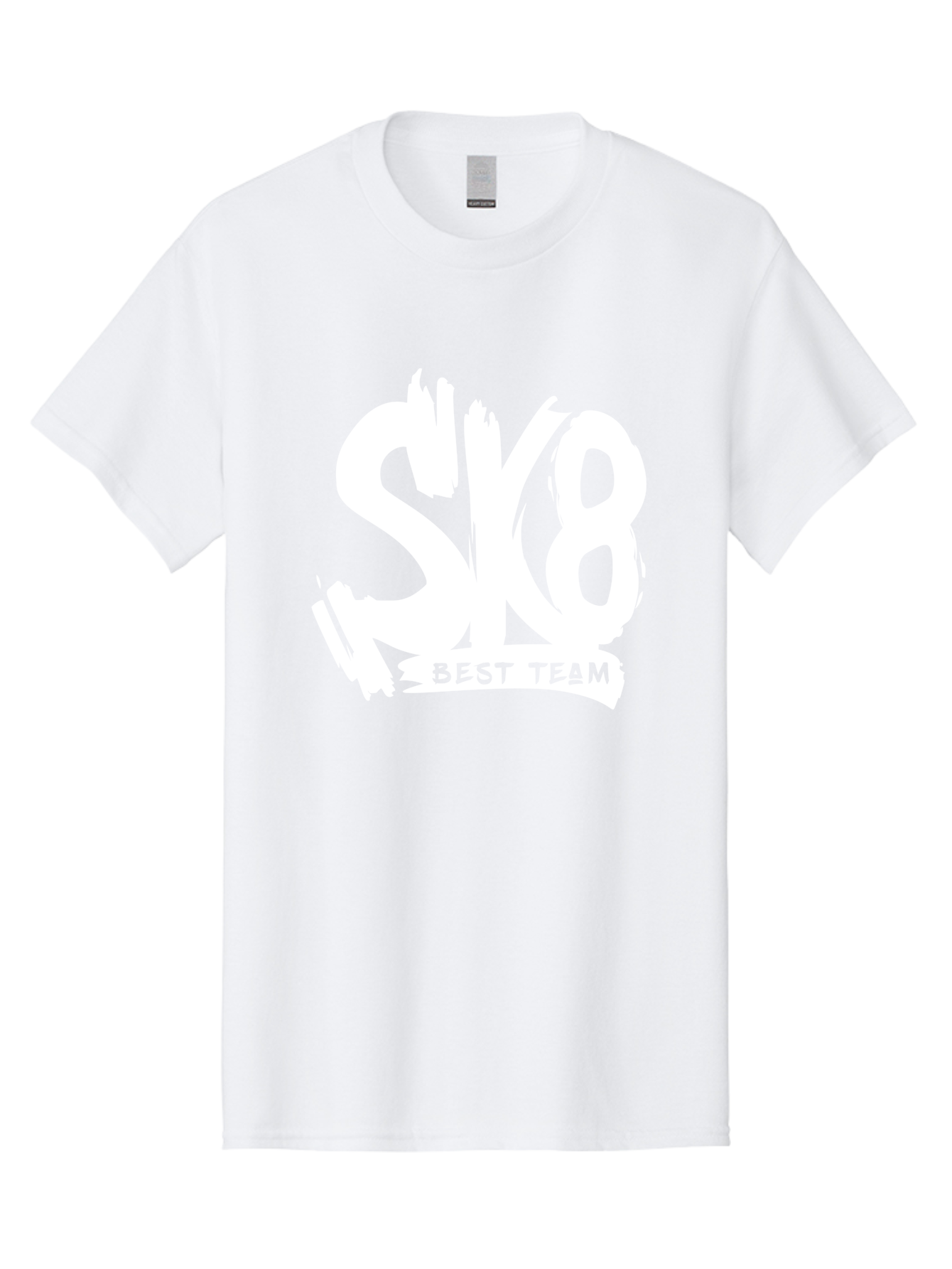 Sk8-Best-Team Men'S Graphic Tee, 100% Cotton, Comfortable Casual Summer Wear, Machine Washable, Action Sports Team Logo, Skateboarding Graphics, Team Spirit, Best Team Logo, Sports Branding, Team Identity, Skate Culture Aac164