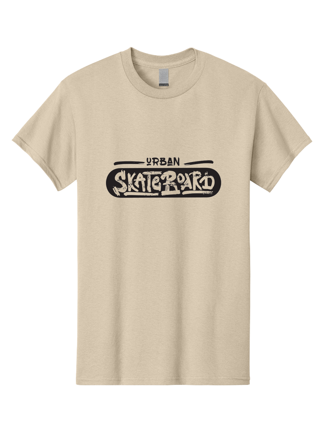 Urban-Skateboard-1 Men'S Graphic Tee, 100% Cotton, Comfortable Casual Summer Wear, Machine Washable, Skateboard Culture, Urban Skate, Streetwear Fashion, Graffiti Style, Action Sports, Extreme Sports, Youth Culture, Skateboarding Lifestyle, Aac173