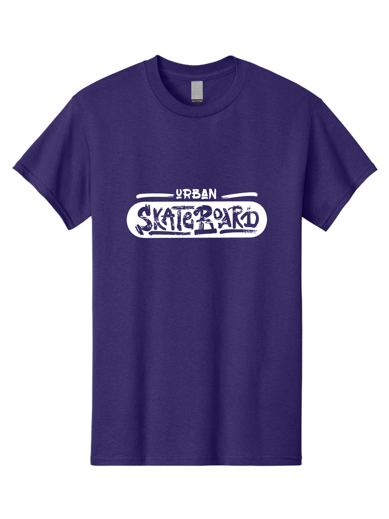 Urban-Skateboard Men'S Graphic Tee, 100% Cotton, Comfortable Casual Summer Wear, Machine Washable, Skateboarding Culture, Urban Lifestyle, Streetwear Fashion, Skateboard Graphics, Graffiti Art, Youth Culture, Skateboarding Community, Aac174