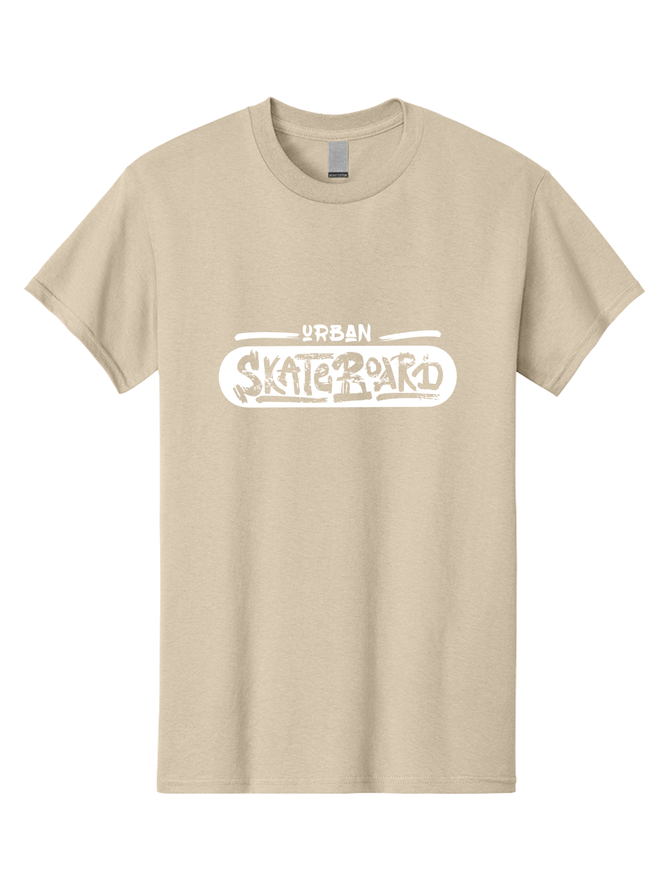 Urban-Skateboard Men'S Graphic Tee, 100% Cotton, Comfortable Casual Summer Wear, Machine Washable, Skateboarding Culture, Urban Lifestyle, Streetwear Fashion, Skateboard Graphics, Graffiti Art, Youth Culture, Skateboarding Community, Aac174