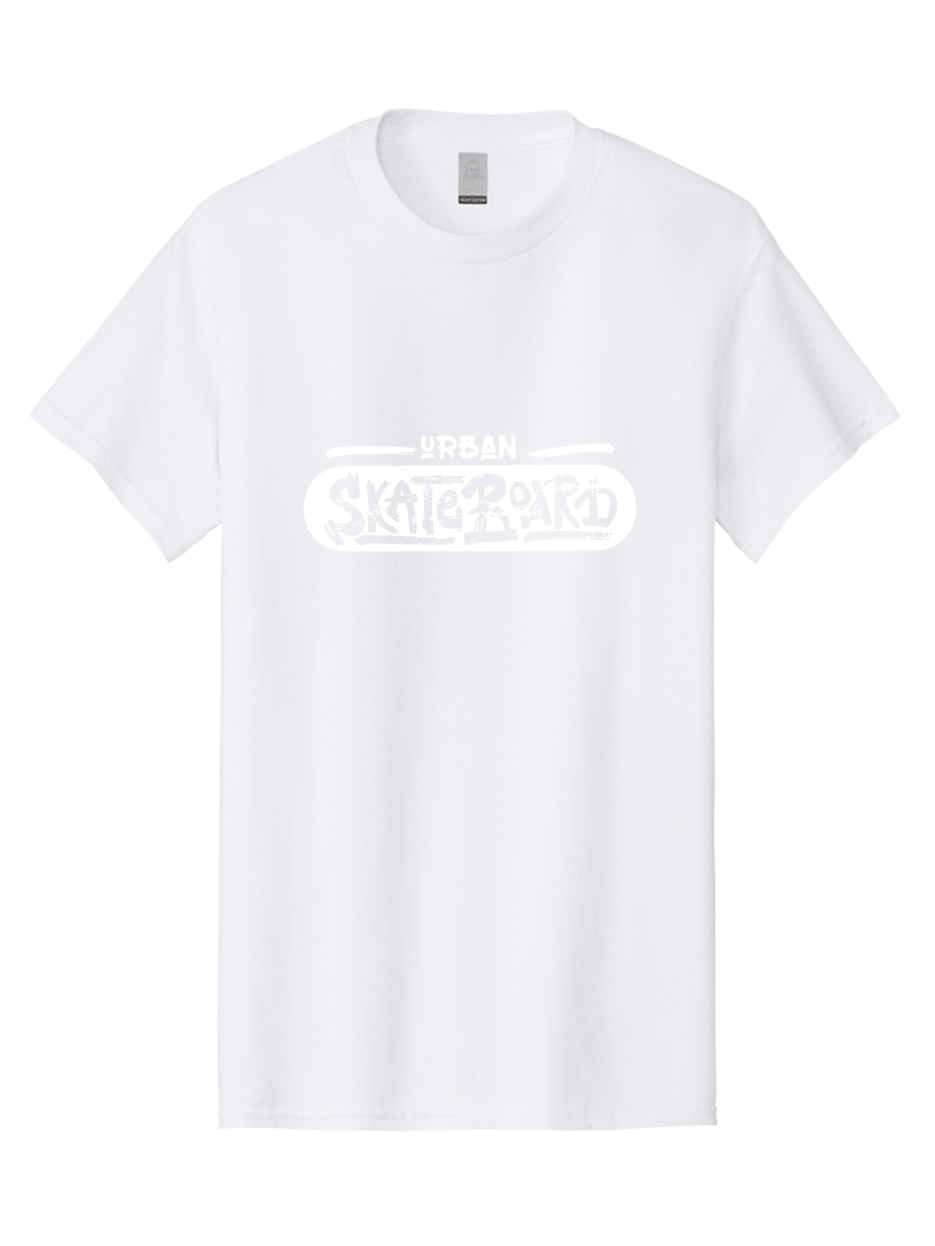 Urban-Skateboard Men'S Graphic Tee, 100% Cotton, Comfortable Casual Summer Wear, Machine Washable, Skateboarding Culture, Urban Lifestyle, Streetwear Fashion, Skateboard Graphics, Graffiti Art, Youth Culture, Skateboarding Community, Aac174