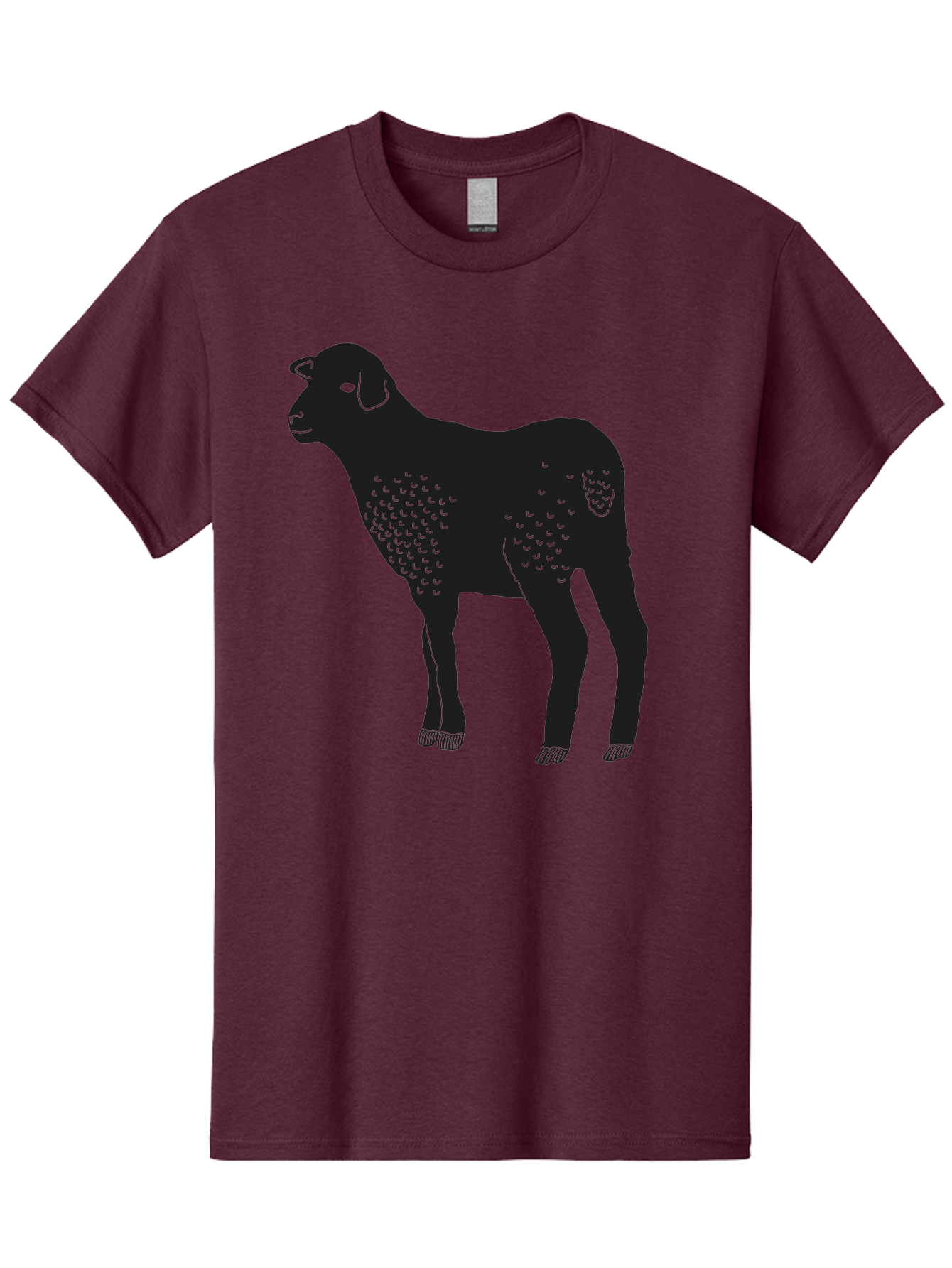 Jacob-Sheep Men'S Graphic Tee, 100% Cotton, Comfortable Casual Summer Wear, Machine Washable, Spotty Sheep, Livestock Animal, Farm Animal, Sheep Breed, Jacob Sheep, Spotted Fur, Agricultural Icon, Farm Graphic Aac216