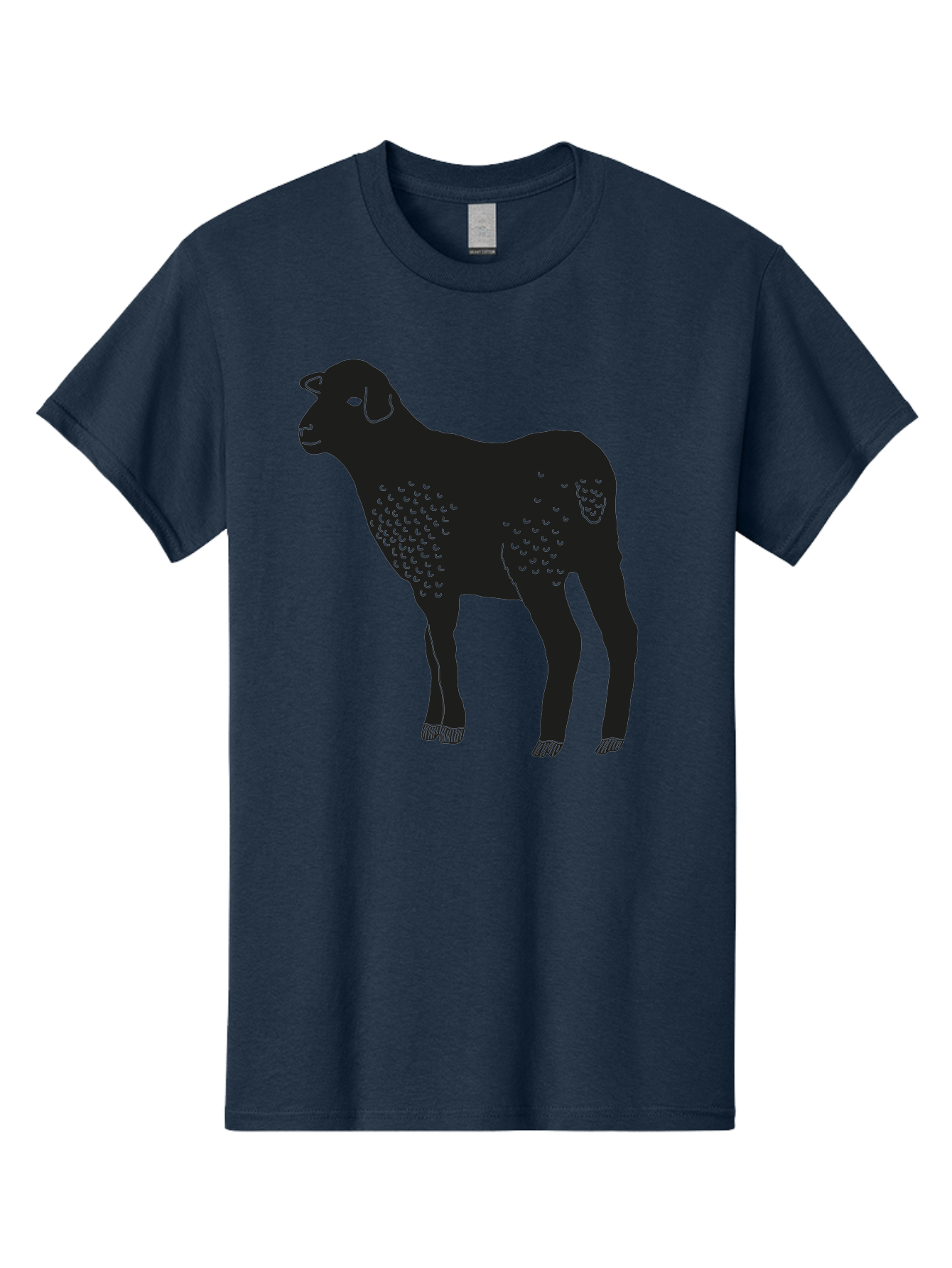 Jacob-Sheep Men'S Graphic Tee, 100% Cotton, Comfortable Casual Summer Wear, Machine Washable, Spotty Sheep, Livestock Animal, Farm Animal, Sheep Breed, Jacob Sheep, Spotted Fur, Agricultural Icon, Farm Graphic Aac216