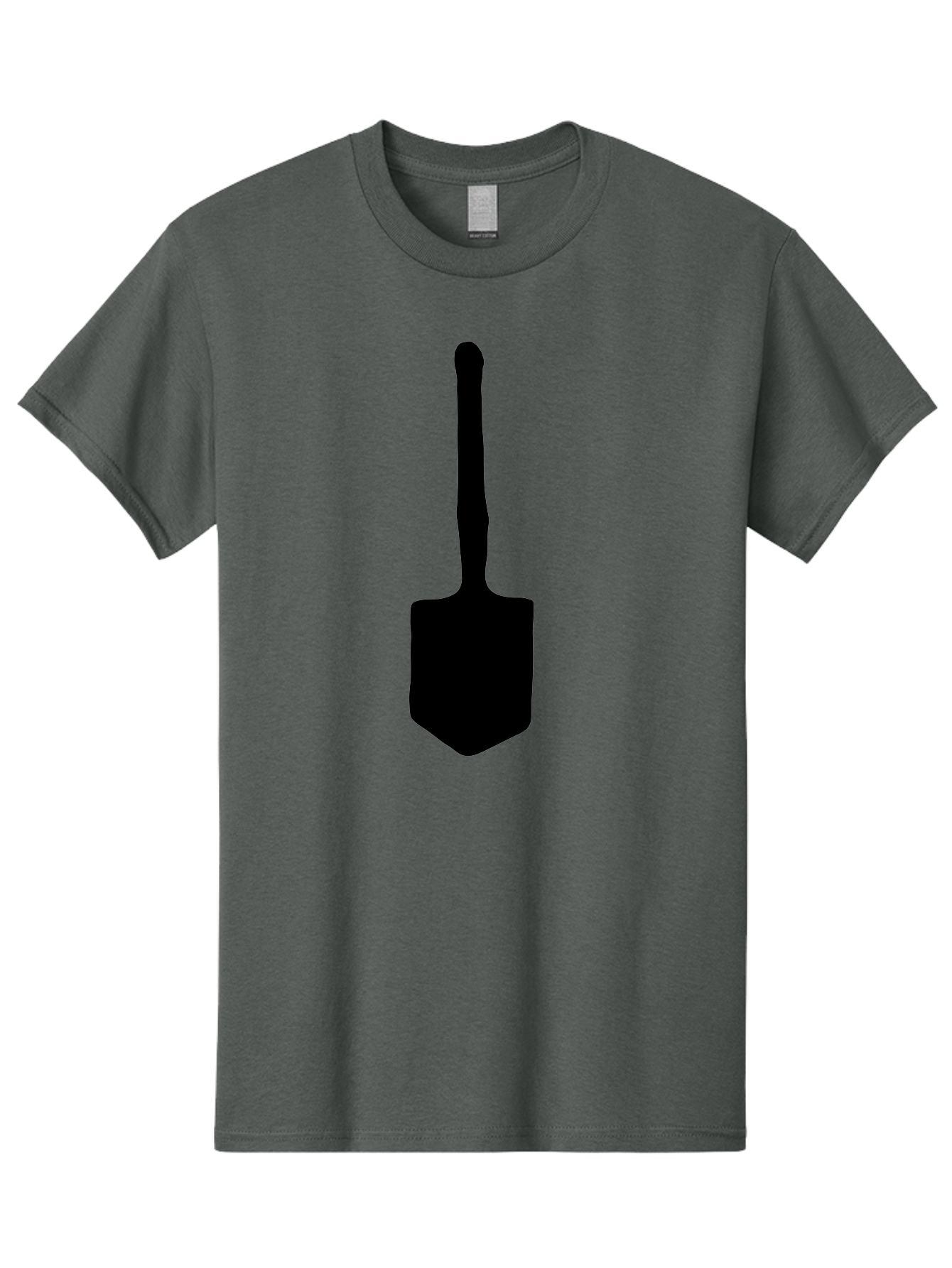Spatula Men'S Graphic Tee, 100% Cotton, Comfortable Casual Summer Wear, Machine Washable, Silhouette Of Spatula, Kitchen Utensil, Cooking Tool, Black Shape, Minimalist Design, Cooking Essentials Aac239