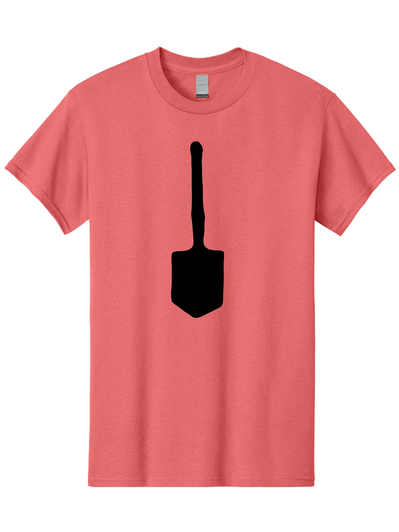 Spatula Men'S Graphic Tee, 100% Cotton, Comfortable Casual Summer Wear, Machine Washable, Silhouette Of Spatula, Kitchen Utensil, Cooking Tool, Black Shape, Minimalist Design, Cooking Essentials Aac239