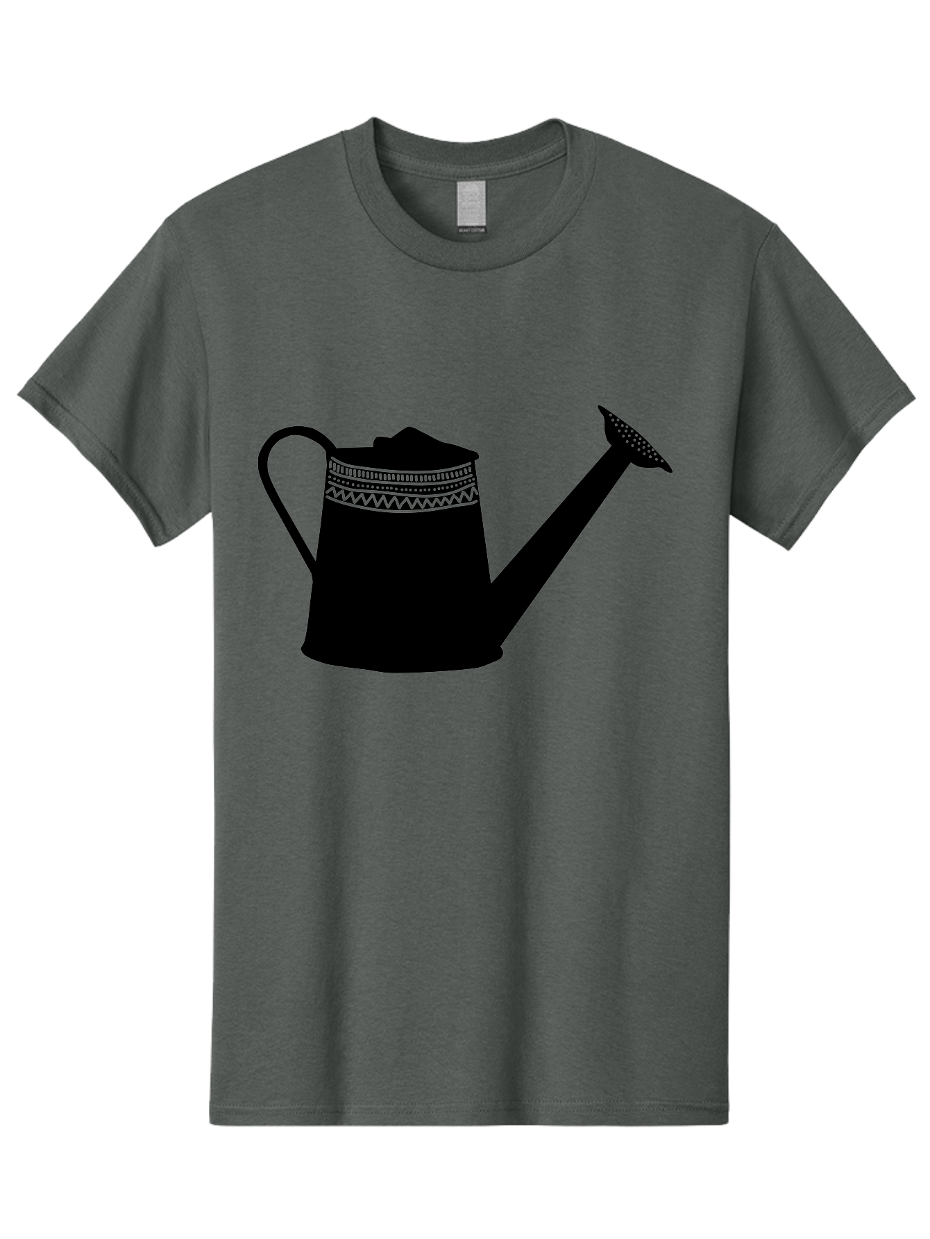 Watering-Can Men'S Graphic Tee, 100% Cotton, Comfortable Casual Summer Wear, Machine Washable, Watering Can, Gardening Tools, Nursery Equipment, Decorative Patterns, Geometric Designs, Garden Care, Plant Watering Aac248