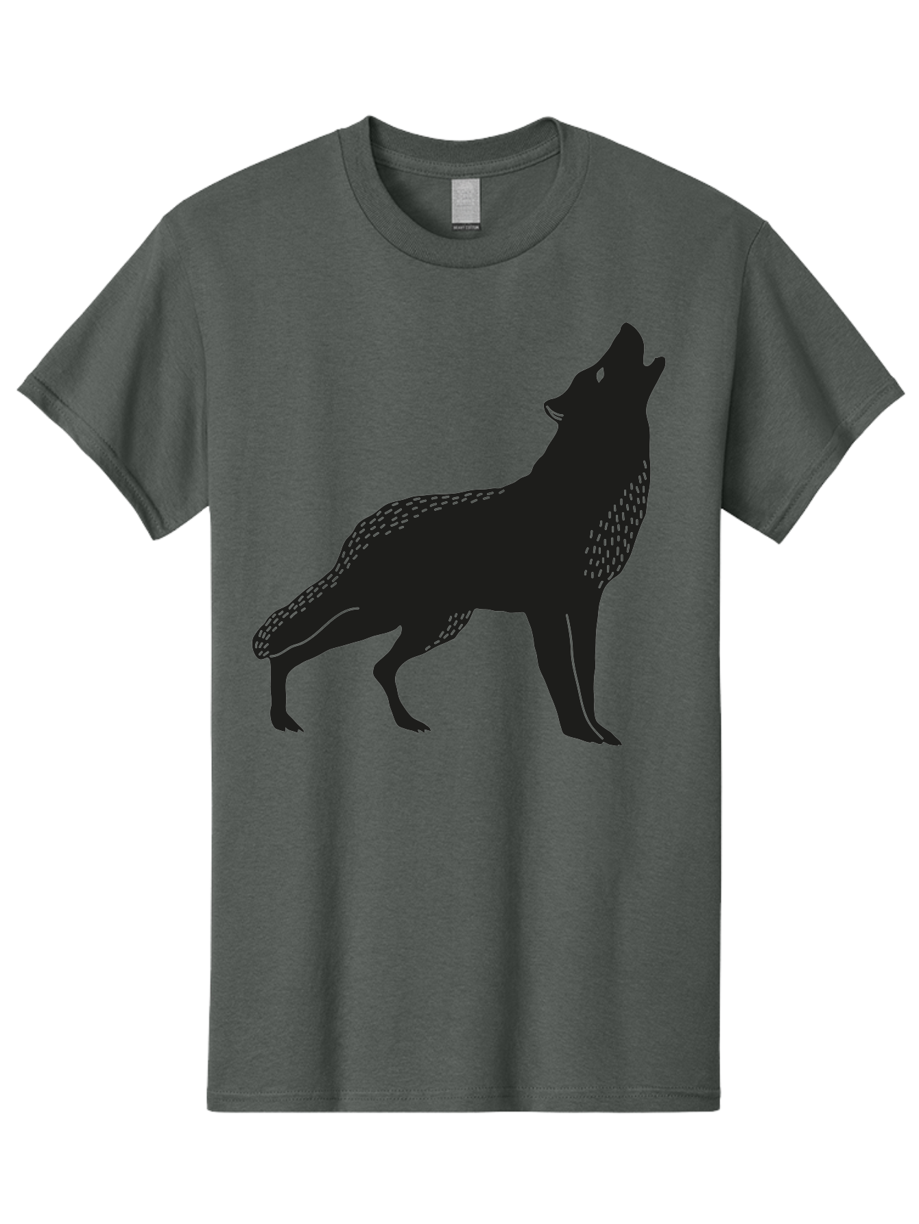 wolf silhouette, howling at the moon, wildlife art, animal graphics, wild animal, abstract design