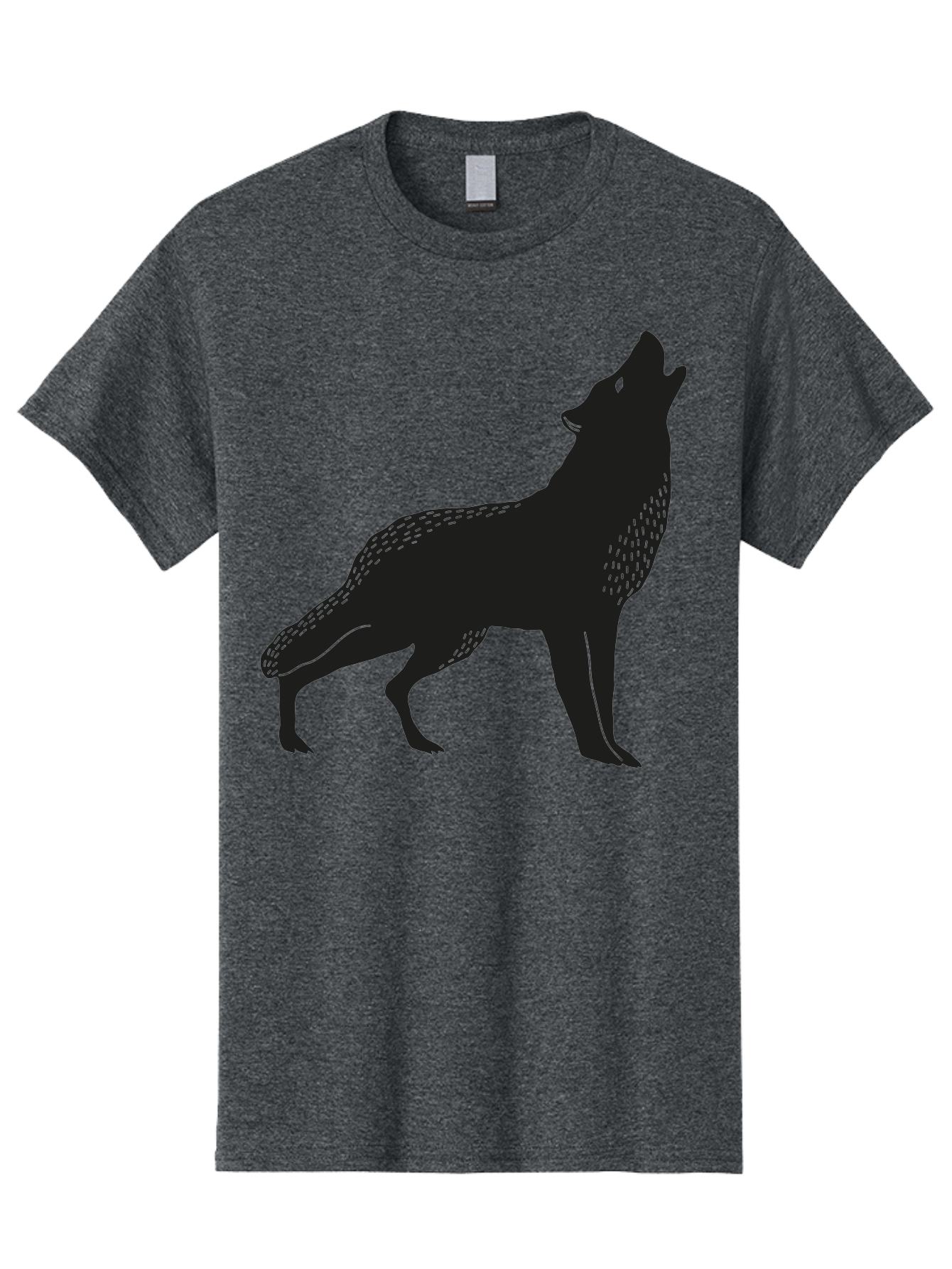 wolf silhouette, howling at the moon, wildlife art, animal graphics, wild animal, abstract design